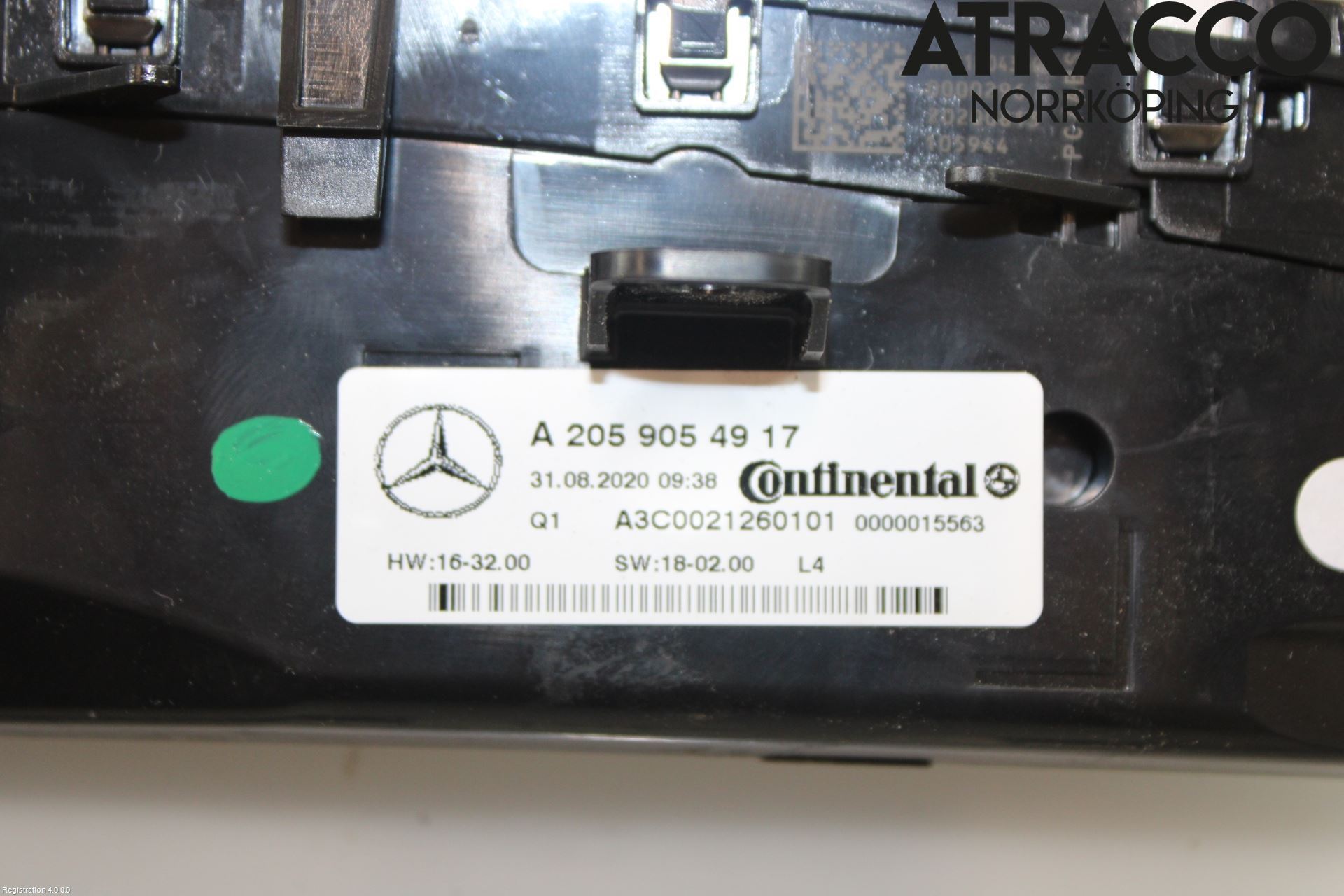 Mercedes-Benz MB EQC (N293) 20- Värmereglage