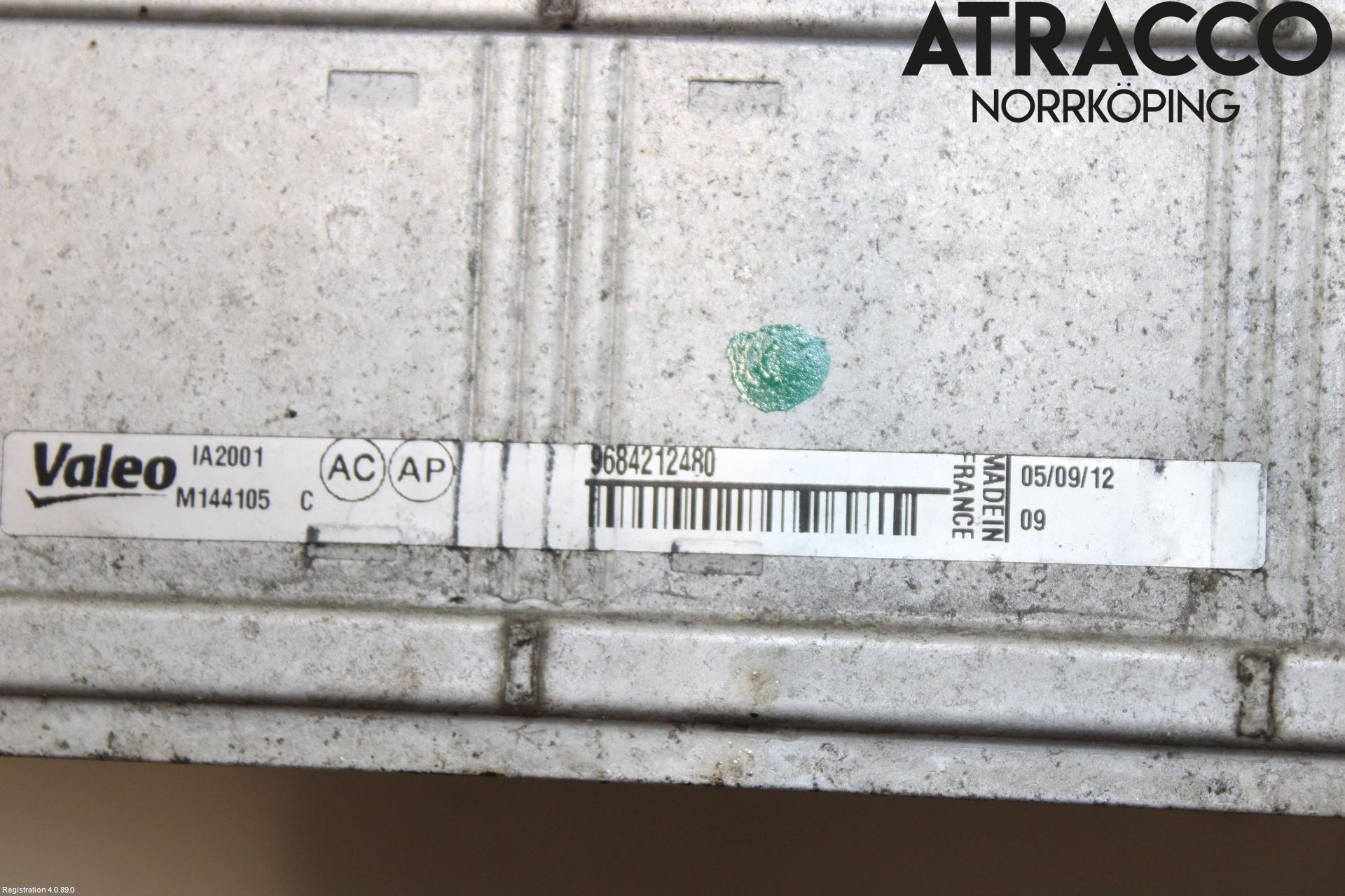 Peugeot PARTNER 08-15 Laddluft-Intercooler Kyl