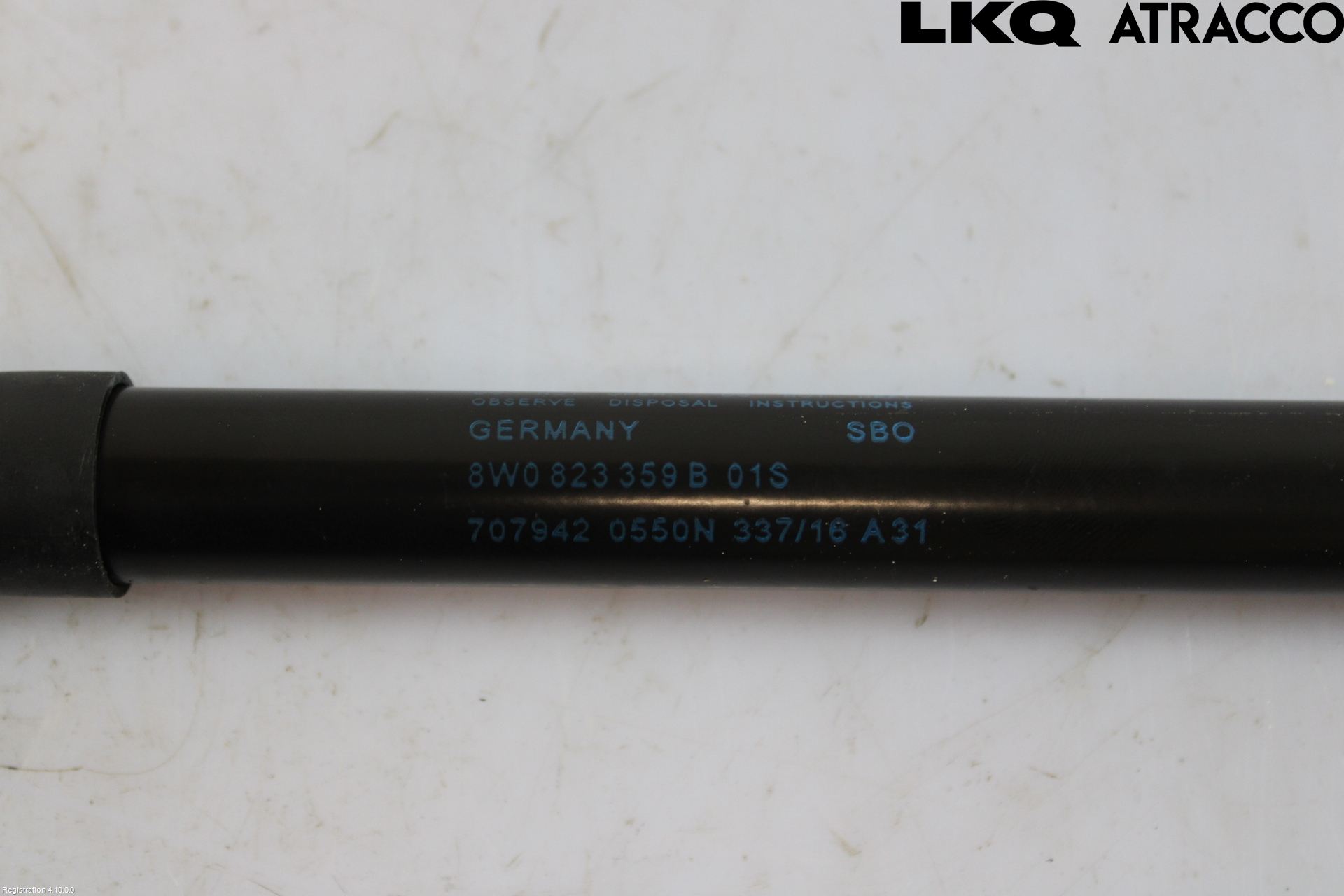 Audi A4/S4 B9 16-19 Gasfjäder Motorhuv