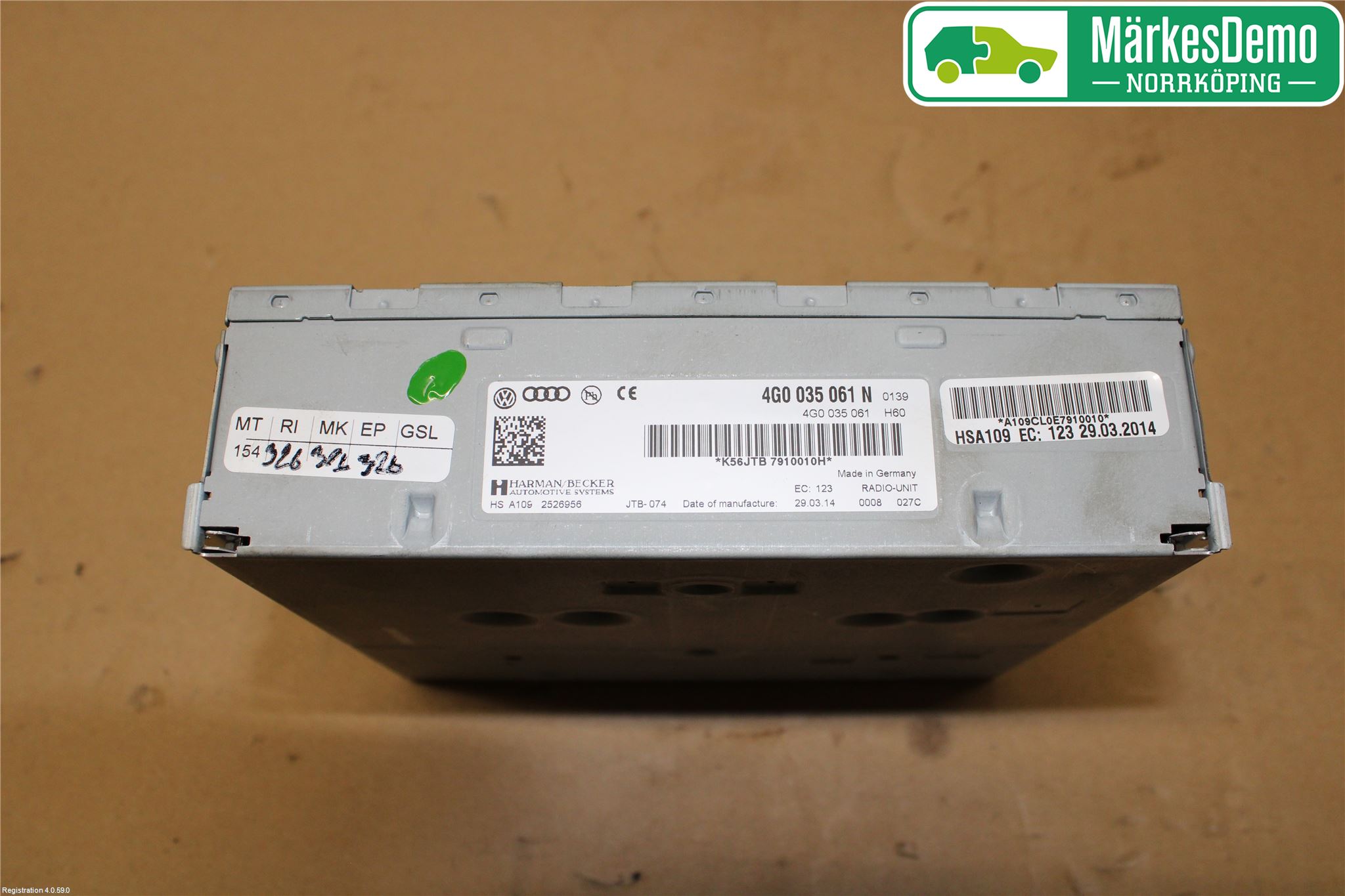 Audi A6/S6 4G 11-18 Cd Radio - Multimediapanel