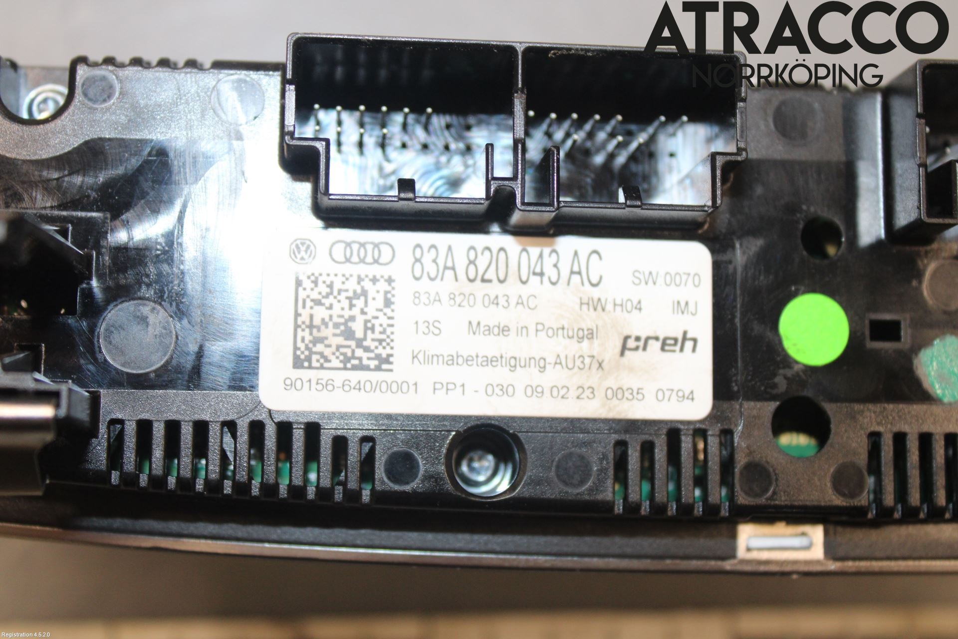 Audi Q3 F3 19- Värmereglage