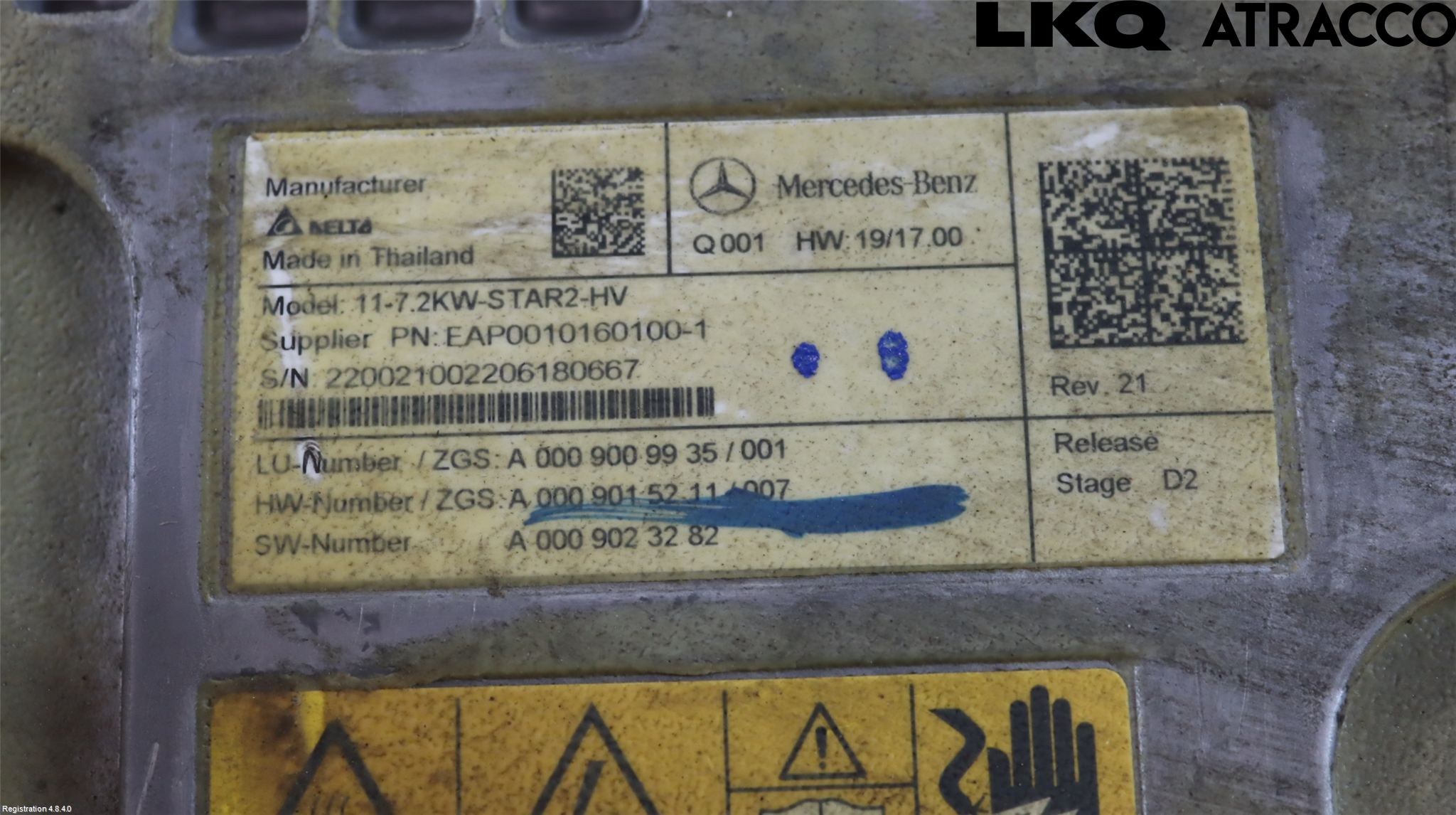 Mercedes-Benz MB EQB (X243) 22- Batteriladdare Högspänning