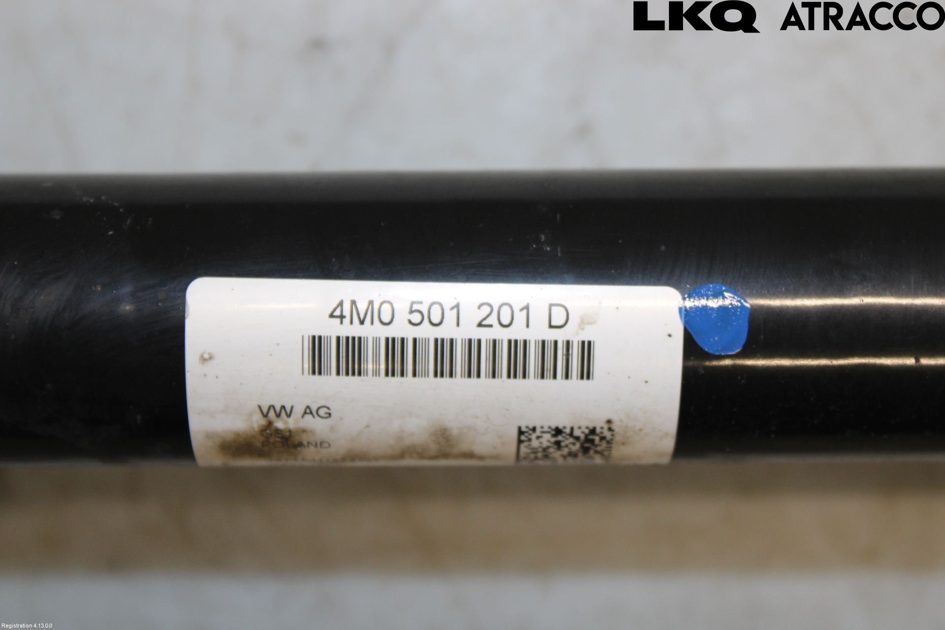 Volkswagen VW TOUAREG CR 18- Drivaxel Bak Vänster