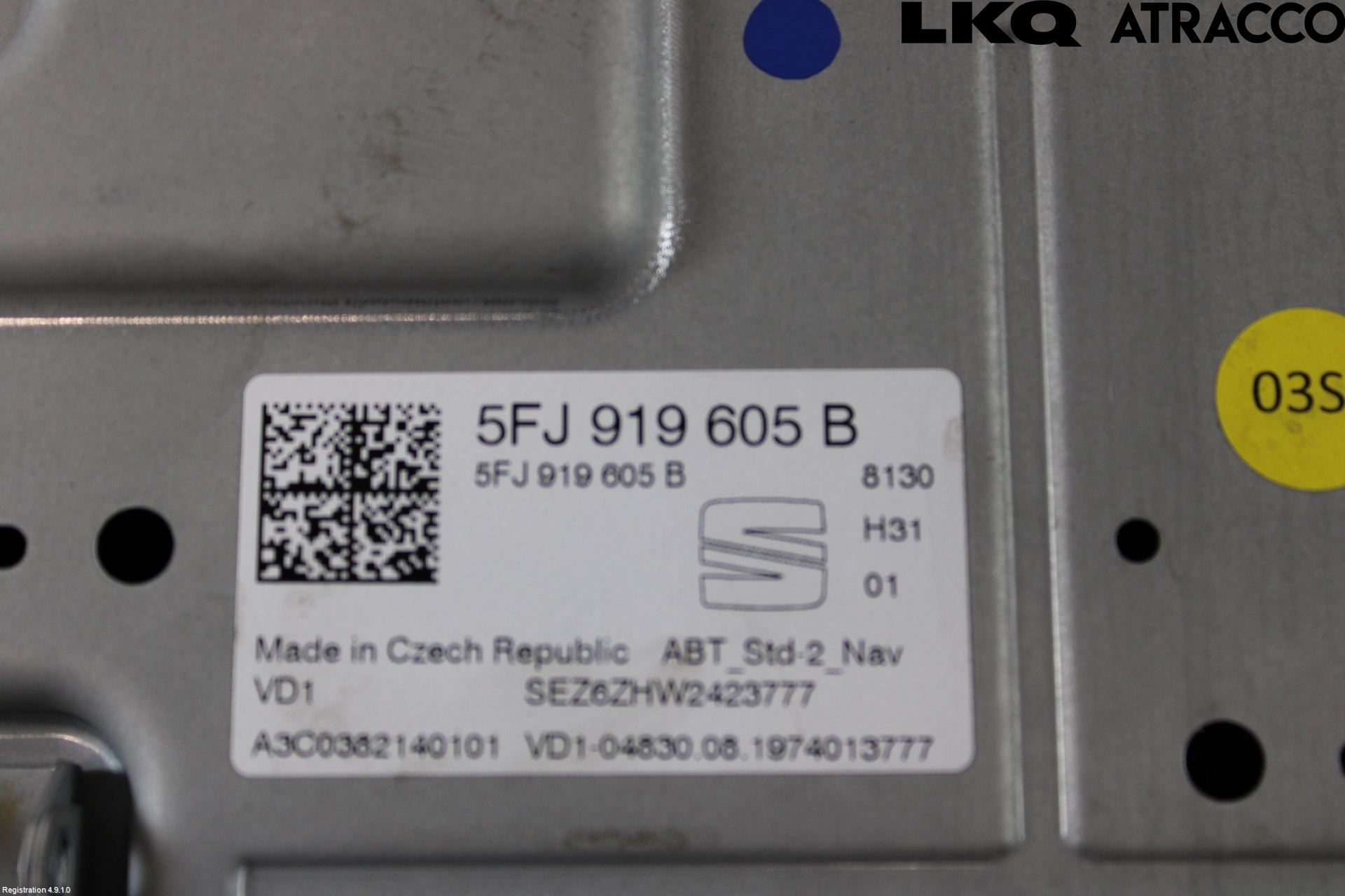 Seat ATECA 16->> Multifunktionsdisplay