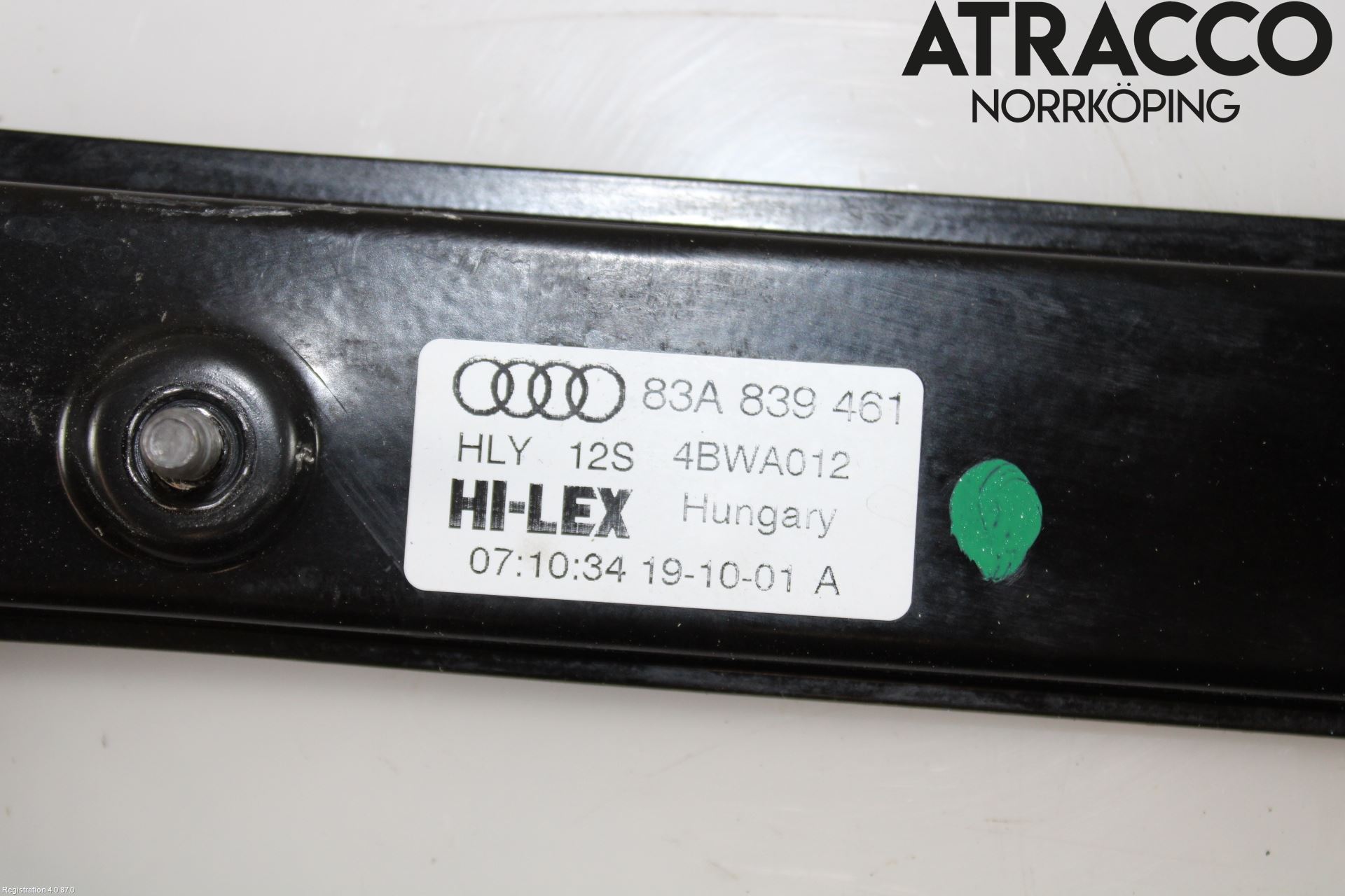 Audi Q3 F3 19- Fönsterhiss El Kompl