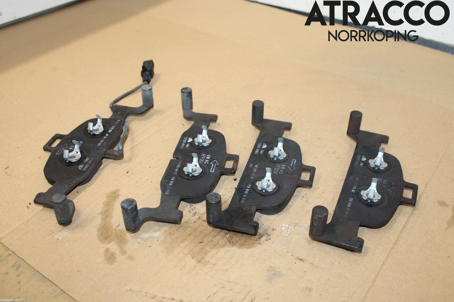 Audi A5 17- Bromsbelägg Fram