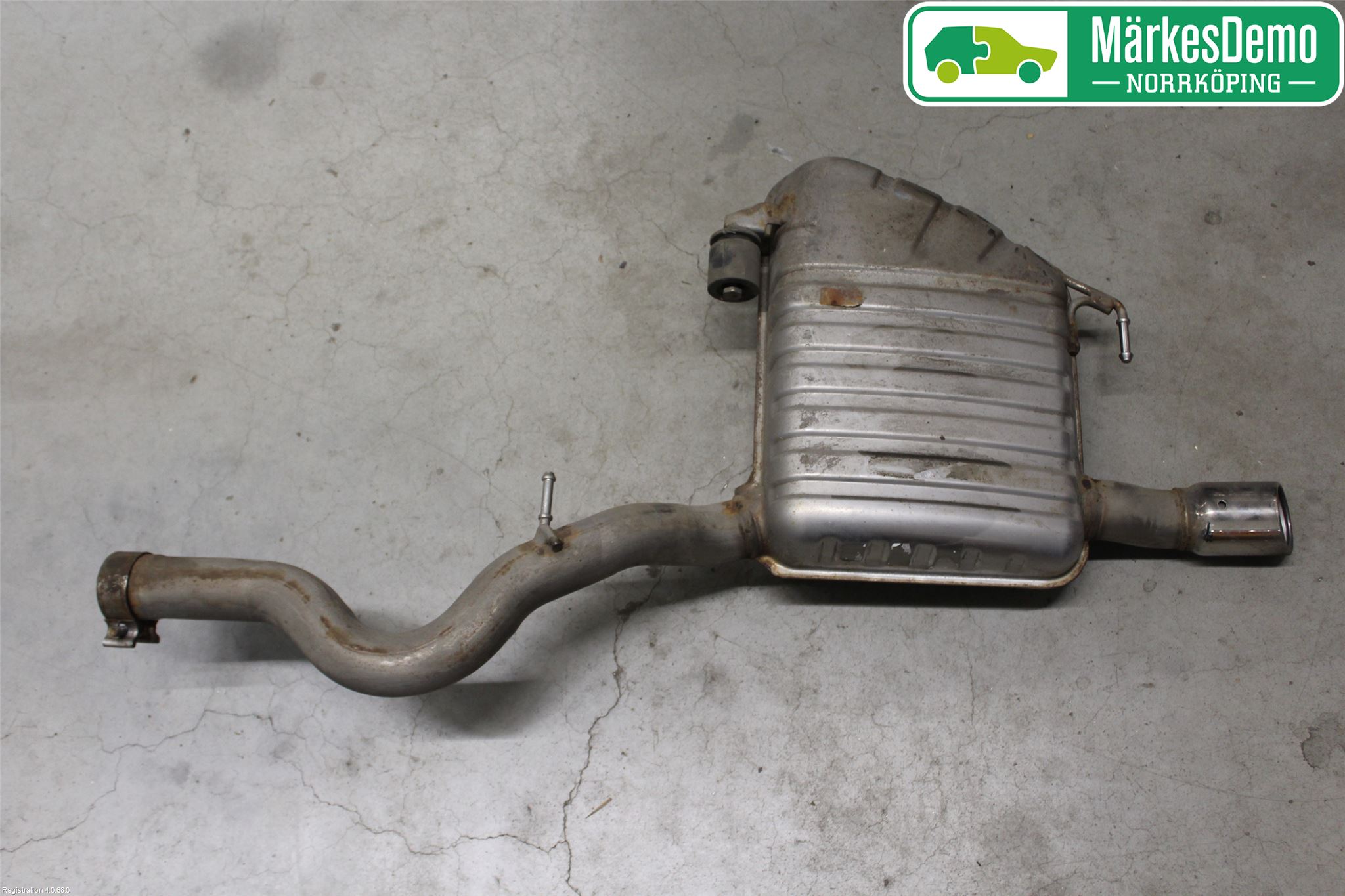 Jaguar F-PACE Avgas Bakre Dämpare