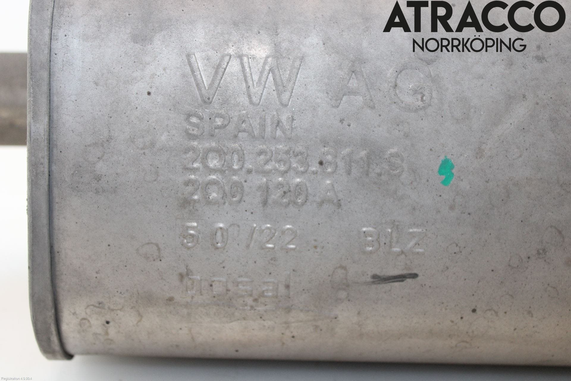 Seat ARONA Avgas Bakre Dämpare