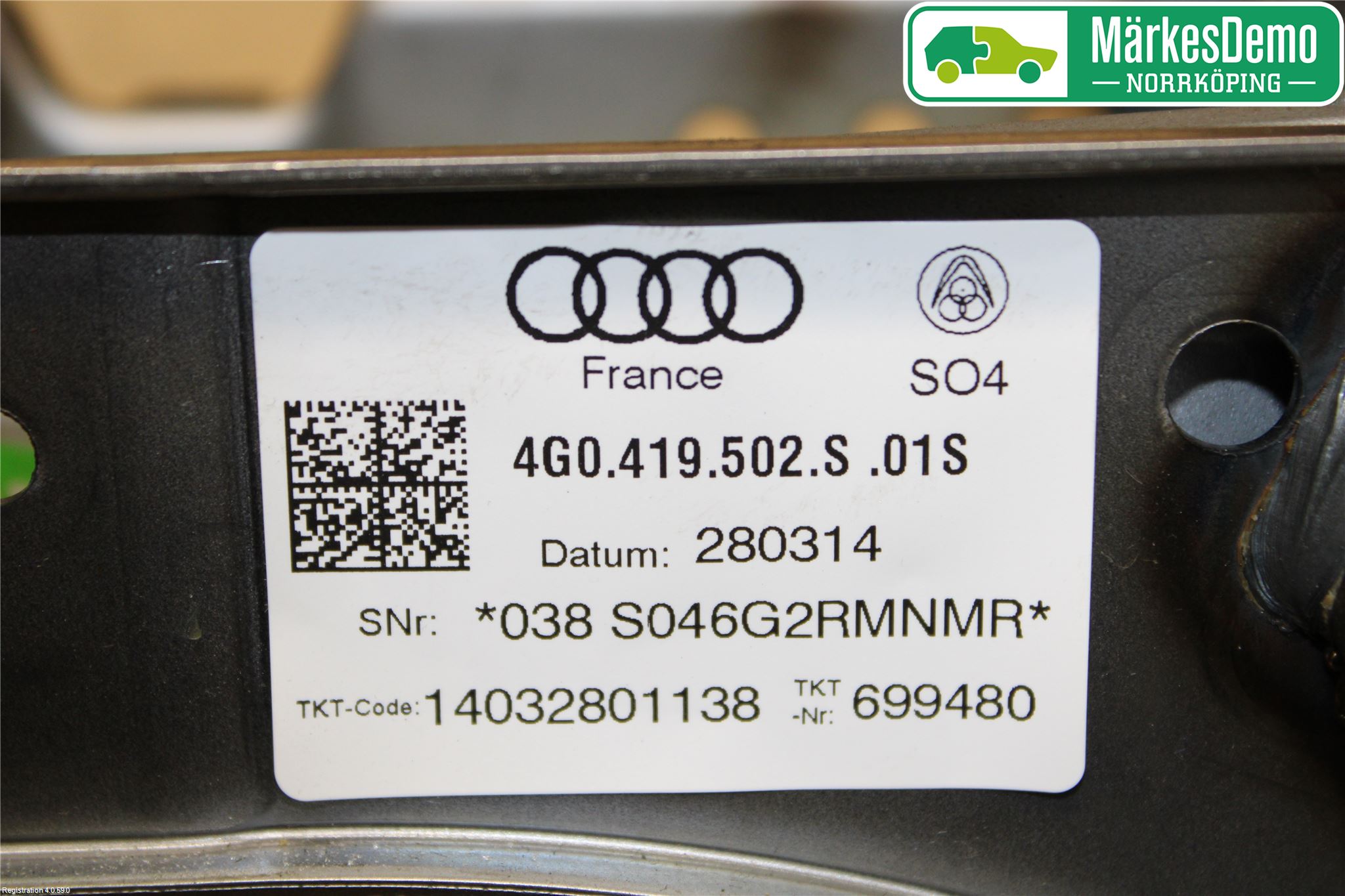 Audi A6/S6 4G 11-18 Rattaxelagg Justerbart