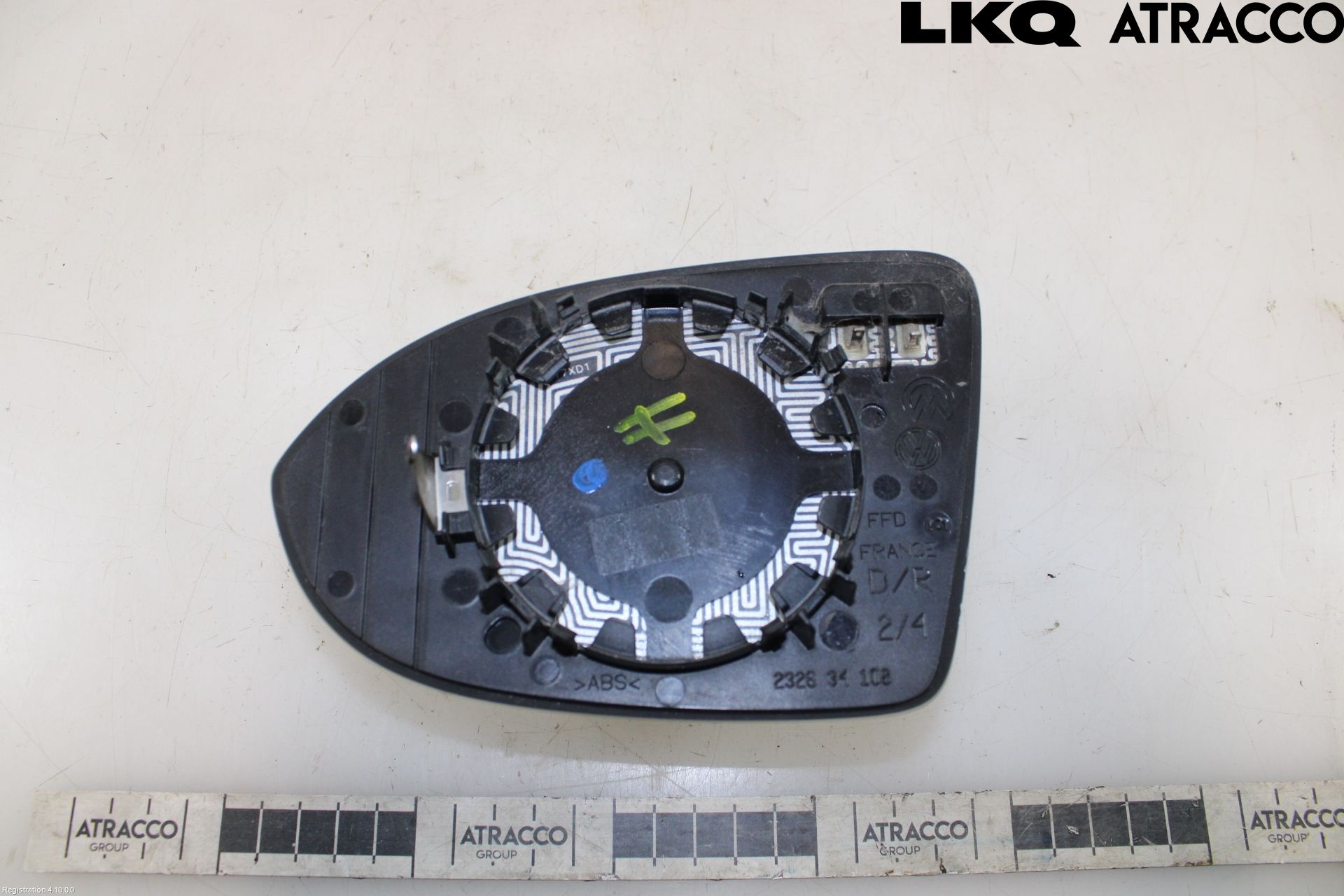 Volkswagen VW PASSAT 15-19 Spegelglas Hö