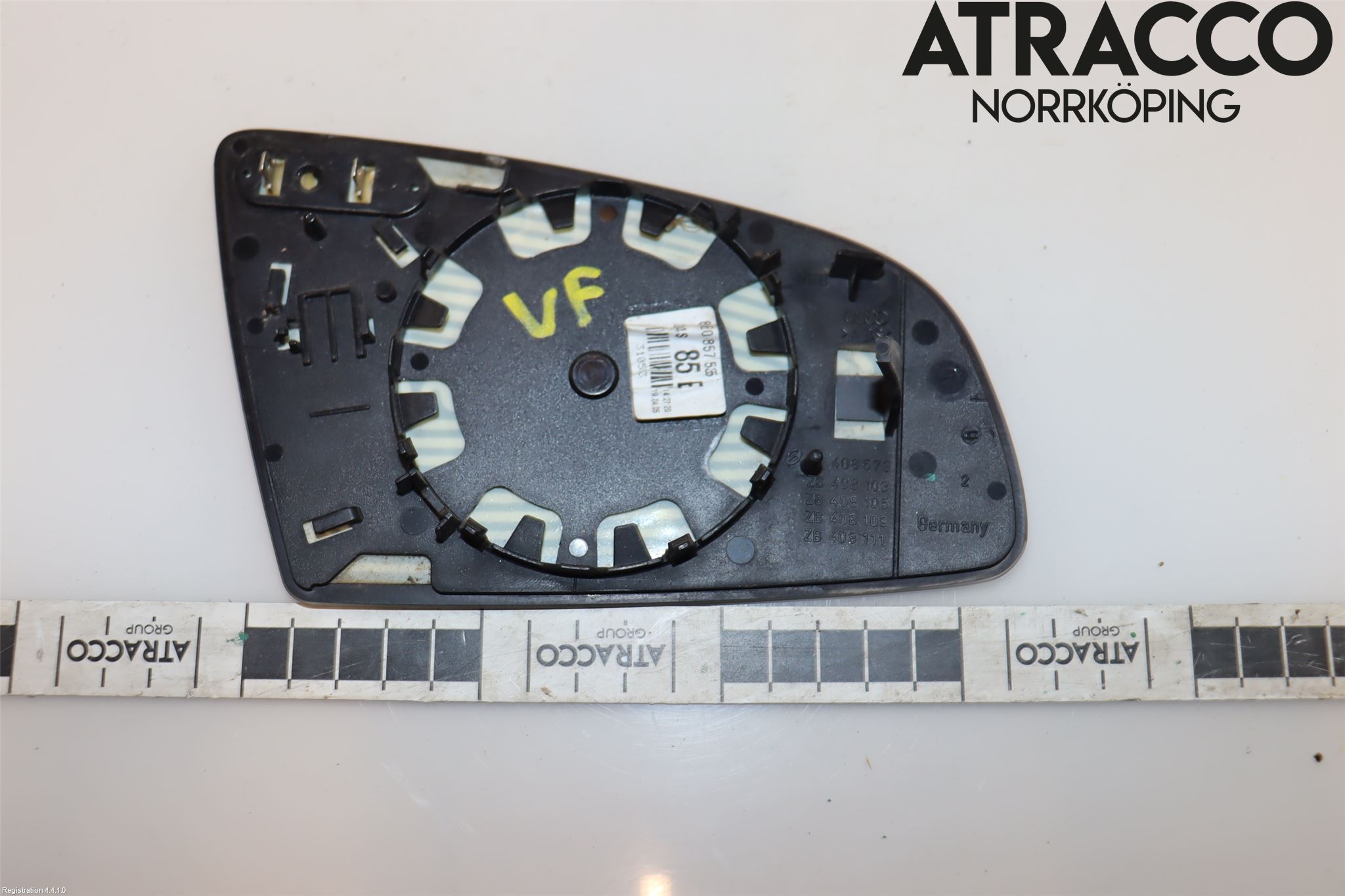 Audi A4/S4 05-07 Spegelglas Vä