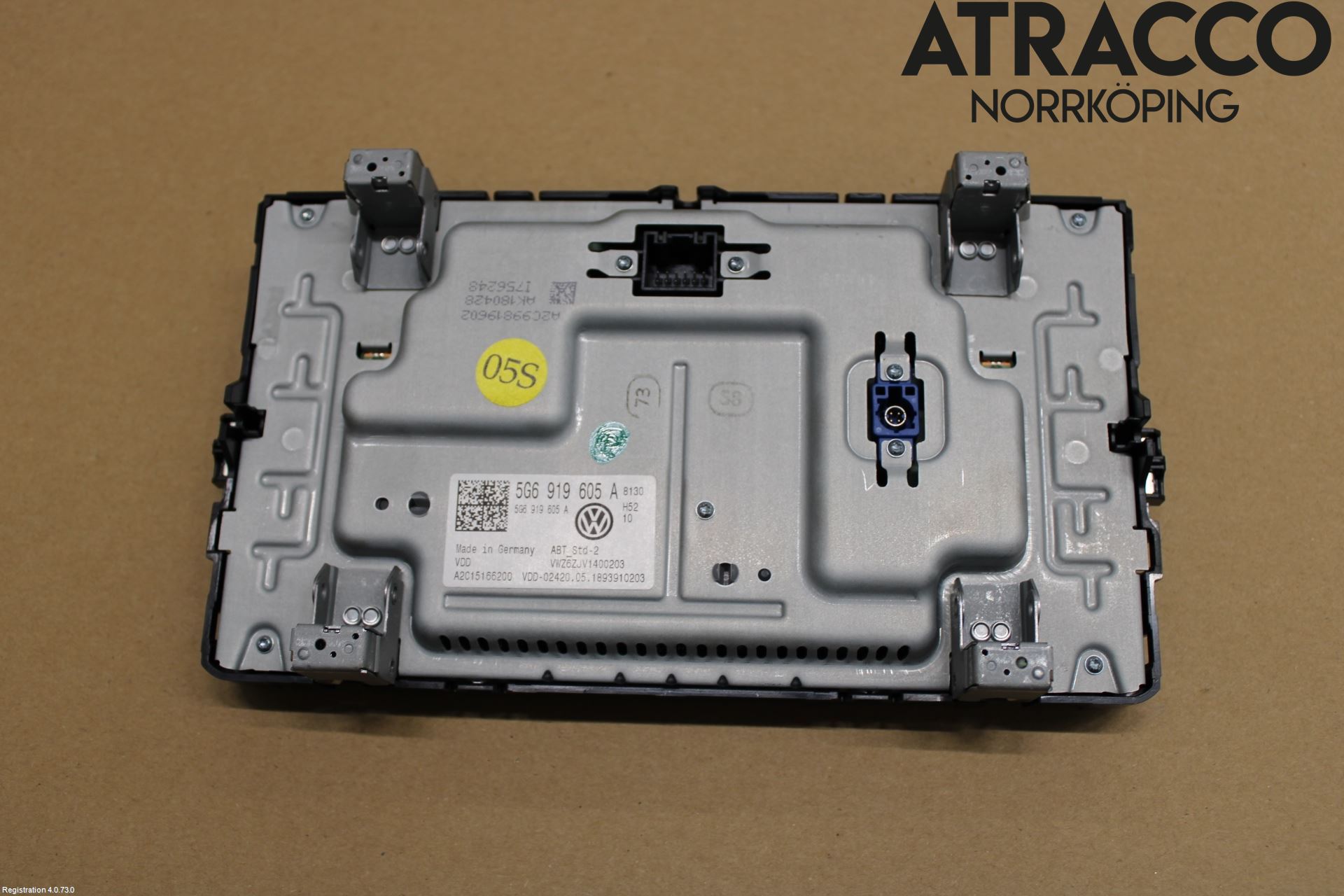 Volkswagen VW GOLF / E-GOLF VII 13-20 Multifunktionsdisplay