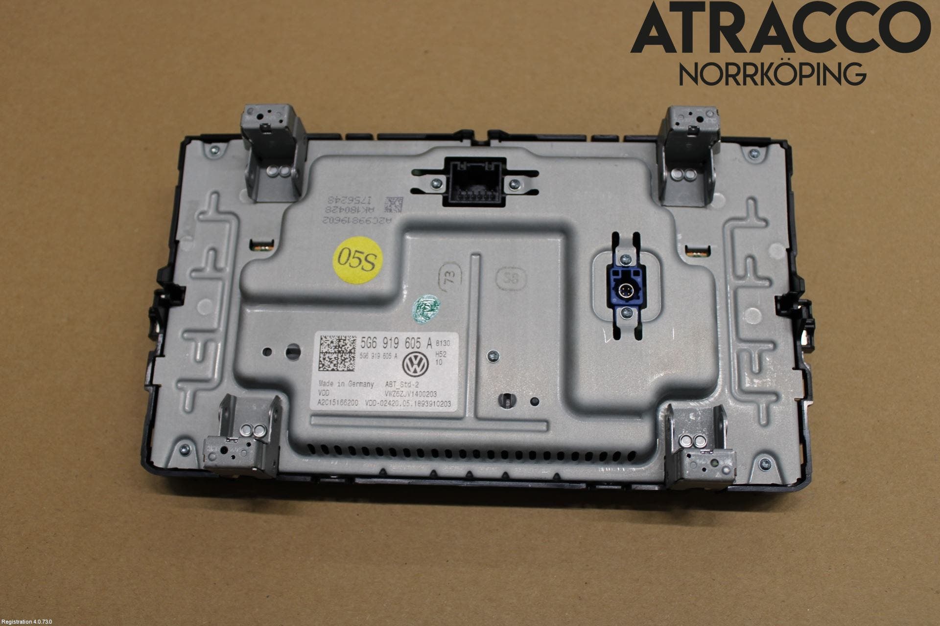 Volkswagen VW GOLF / E-GOLF VII 13-20 Multifunktionsdisplay