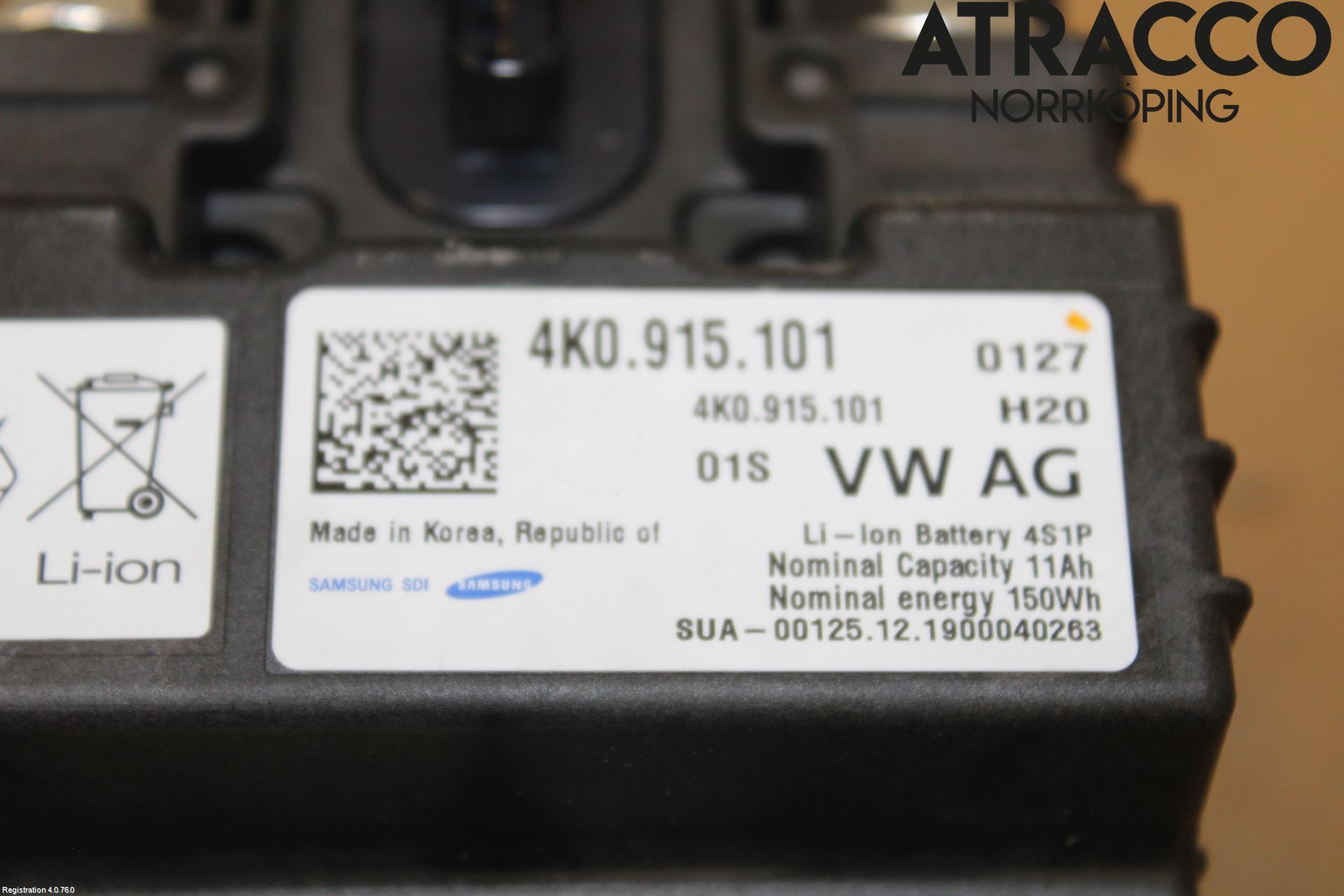 Audi A6 F2/C8 19- Batteri Högspänning