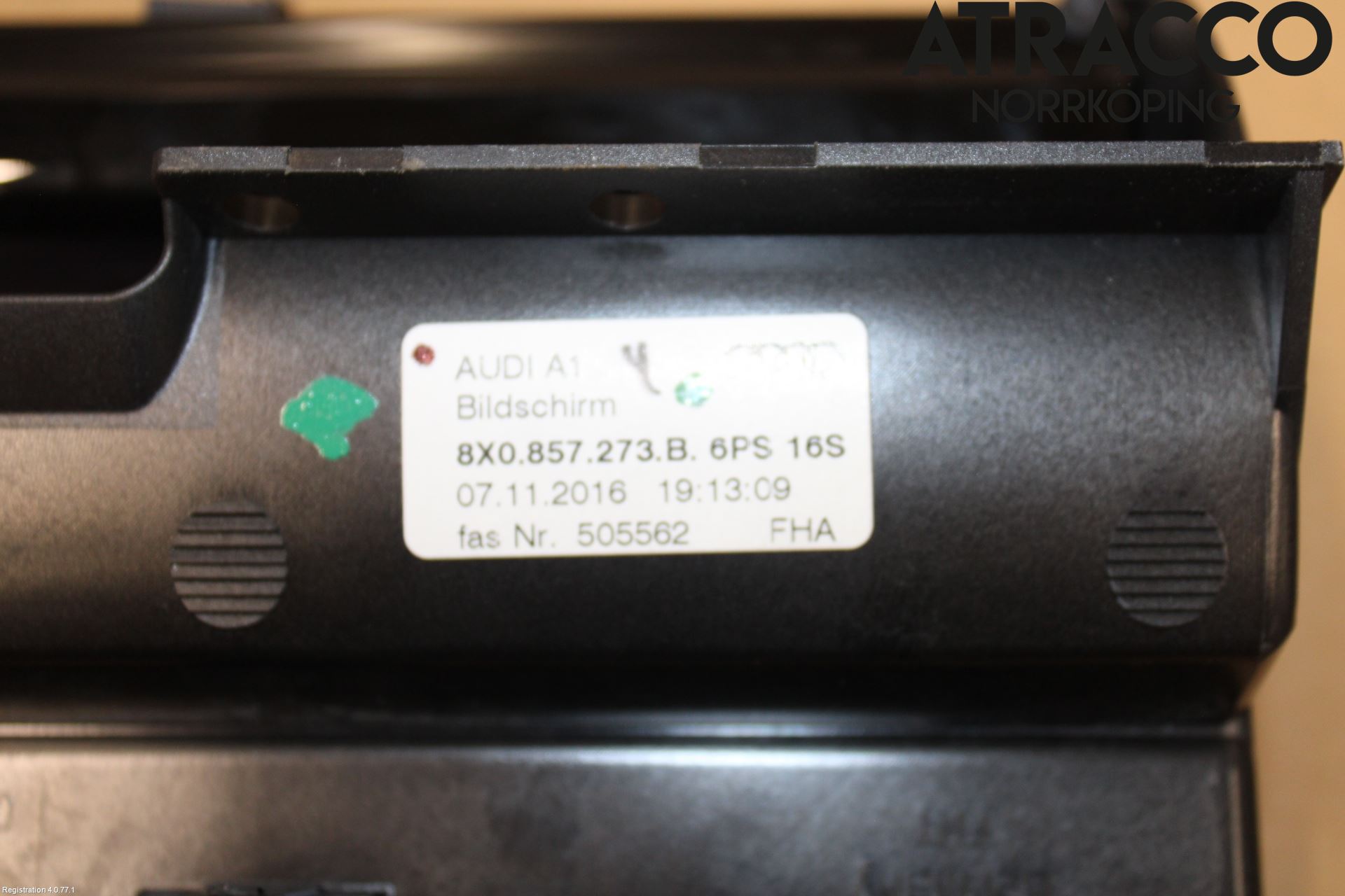 Audi A1/S1 11-18 Bildskärm