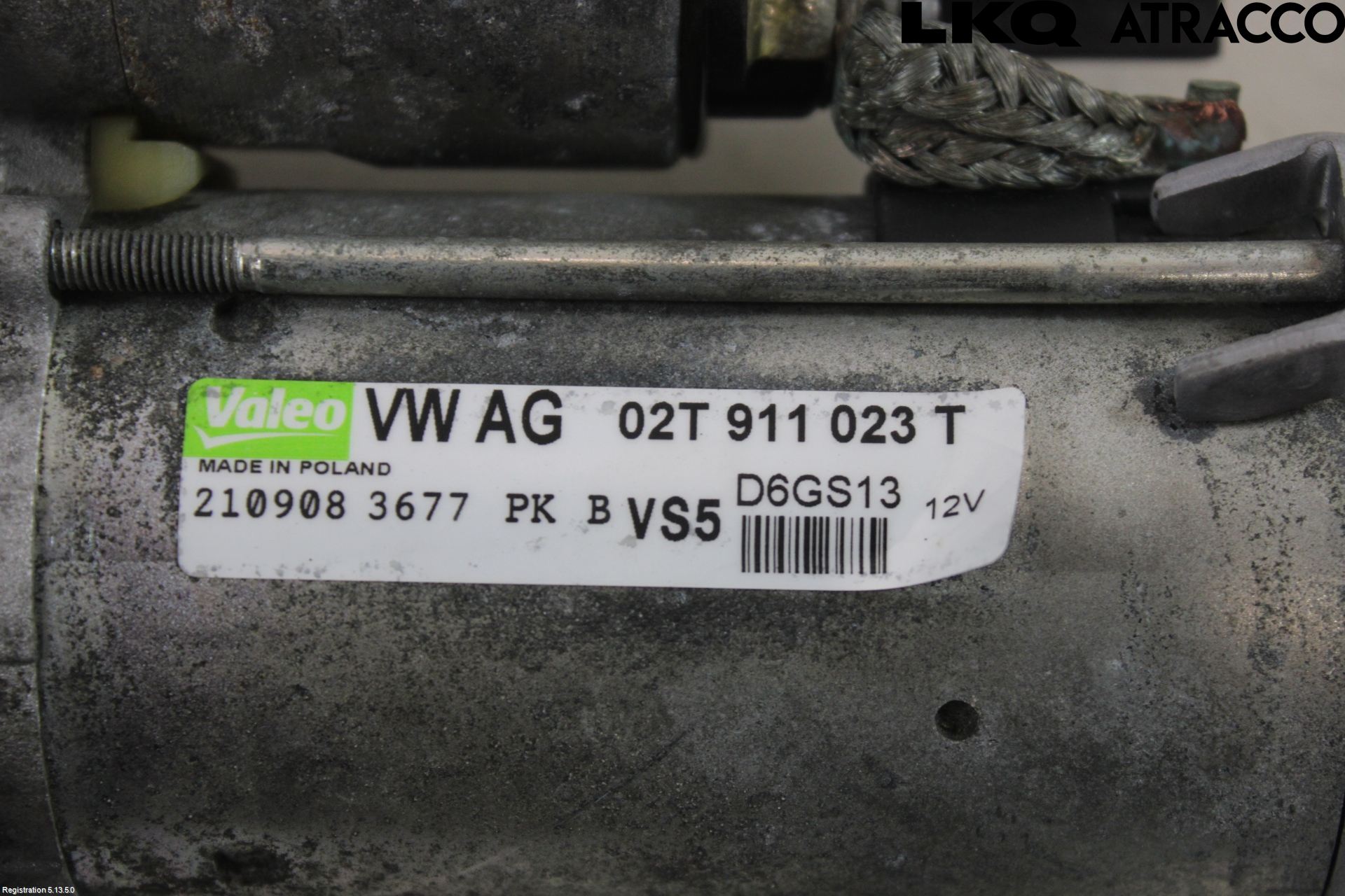 Volkswagen VW GOLF V 04-09 Startmotor Diesel