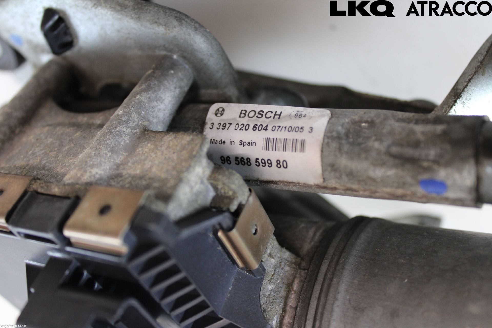 Peugeot 407 Torkarmotor Vindruta