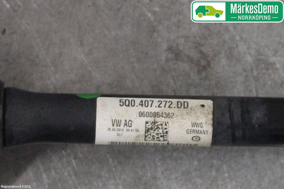 Audi A3/S3 8V 13-20 Drivaxel Fram Höger