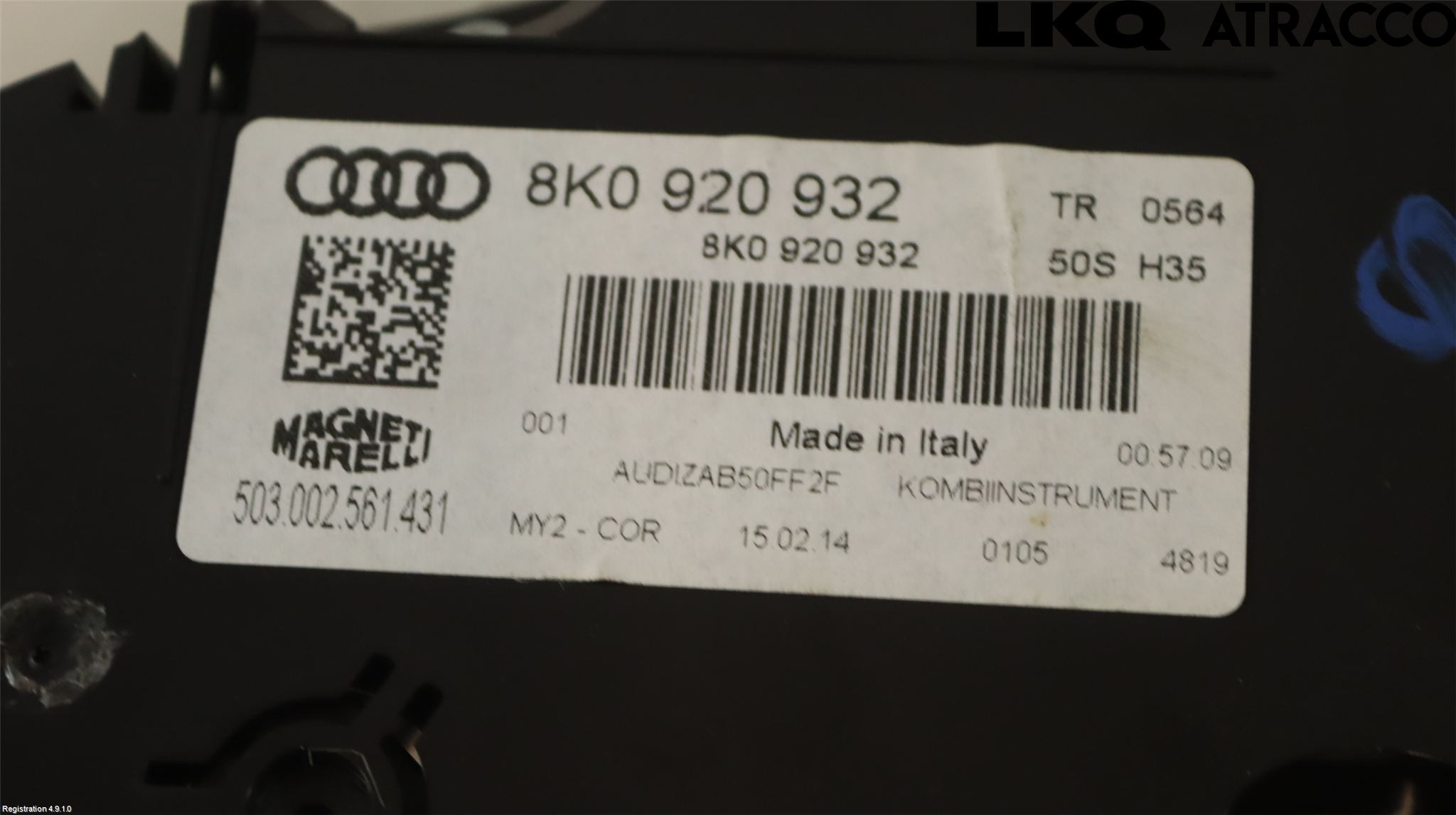 Audi A4 12-15 Instrument Komb