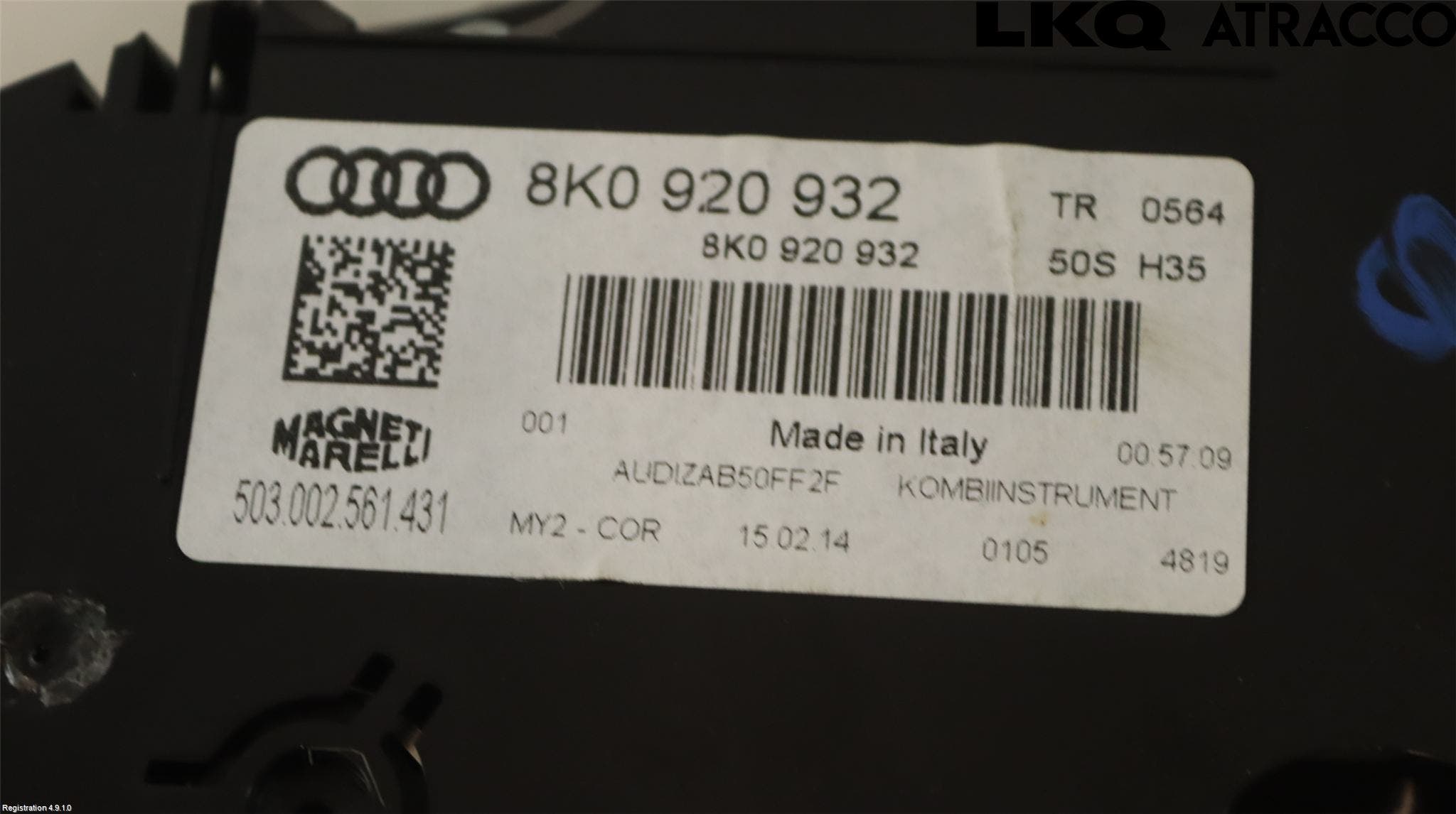 Audi A4 12-15 Instrument Komb