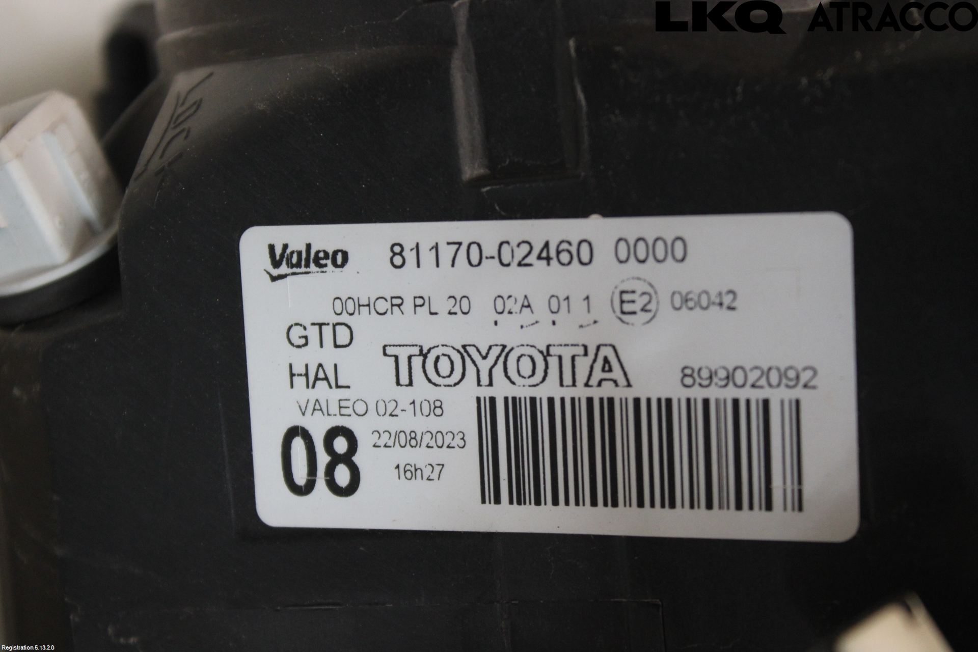 Toyota AURIS 10-12 Strålkastare Vänster