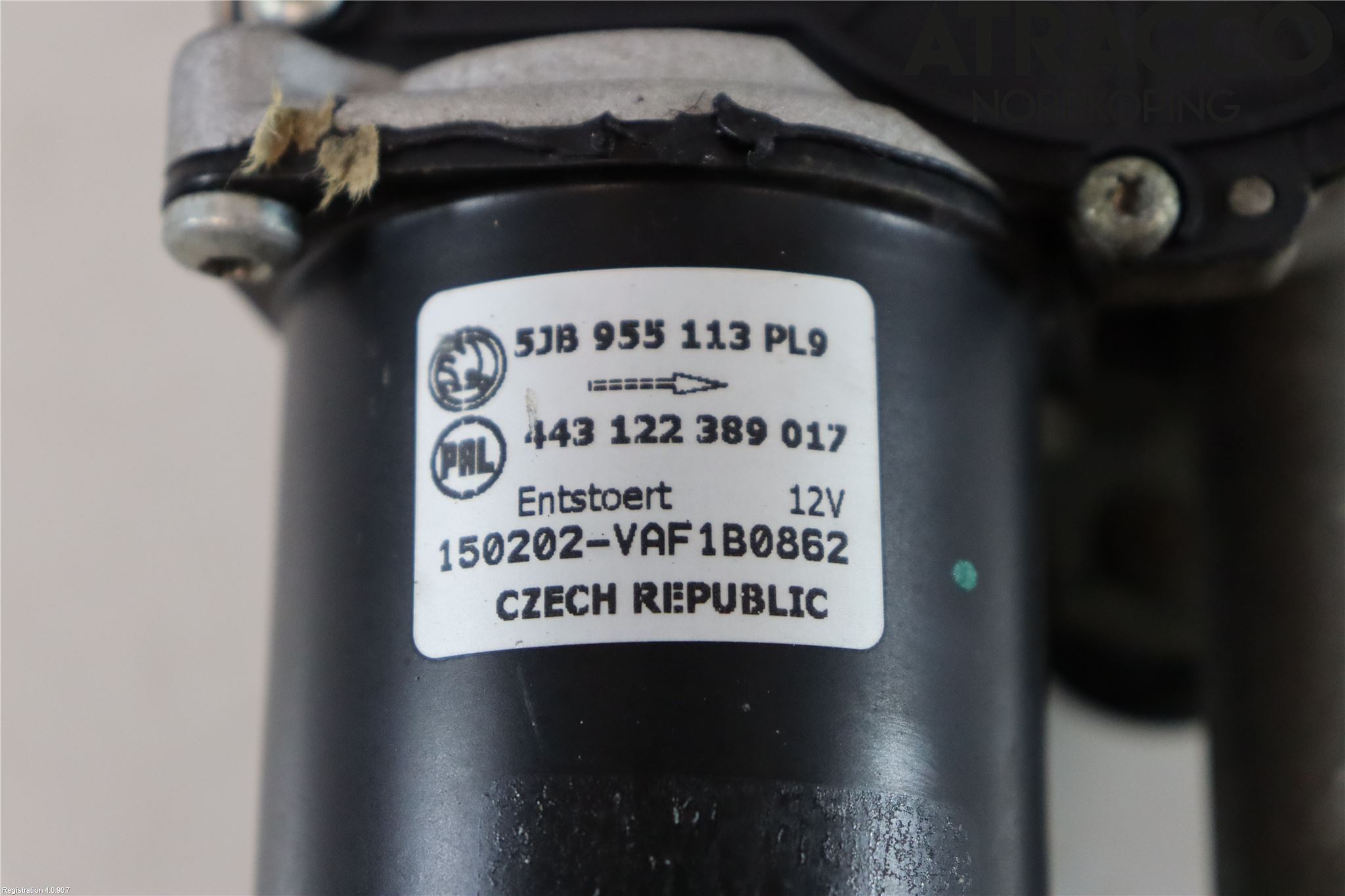 Skoda RAPID Torkarmekanism Vindruta