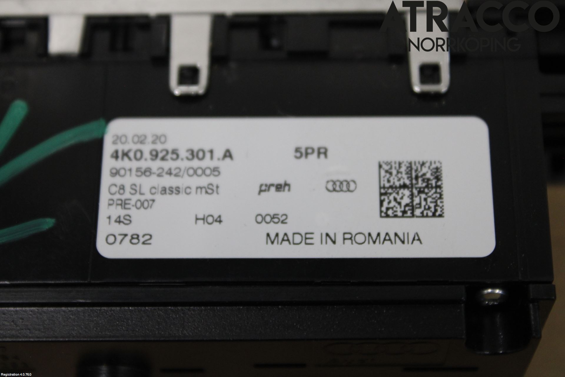 Audi A6 F2/C8 19- Strömställare Multifunktion