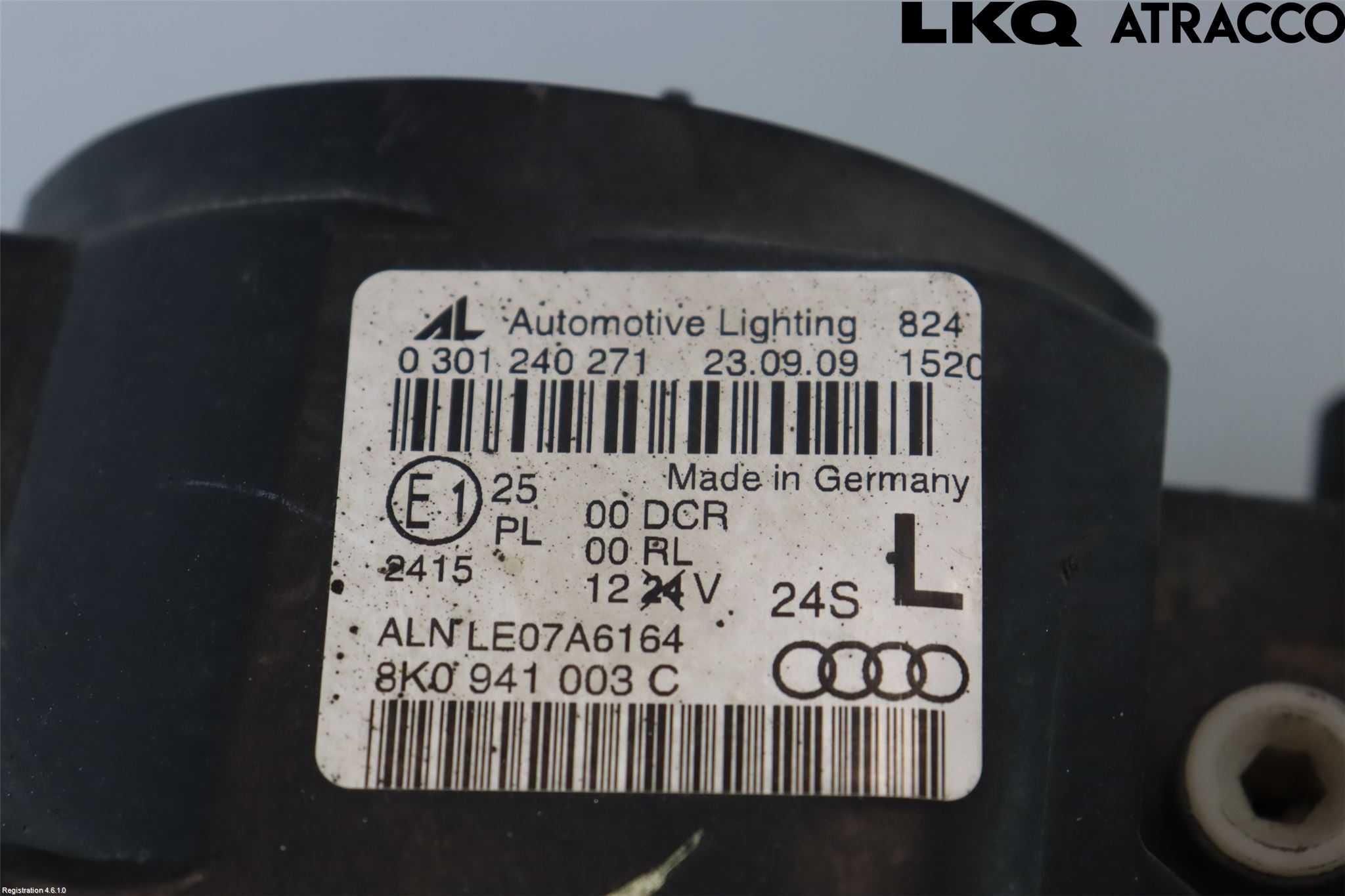 Audi A4/S4 08-11 Strålkastare Vänster