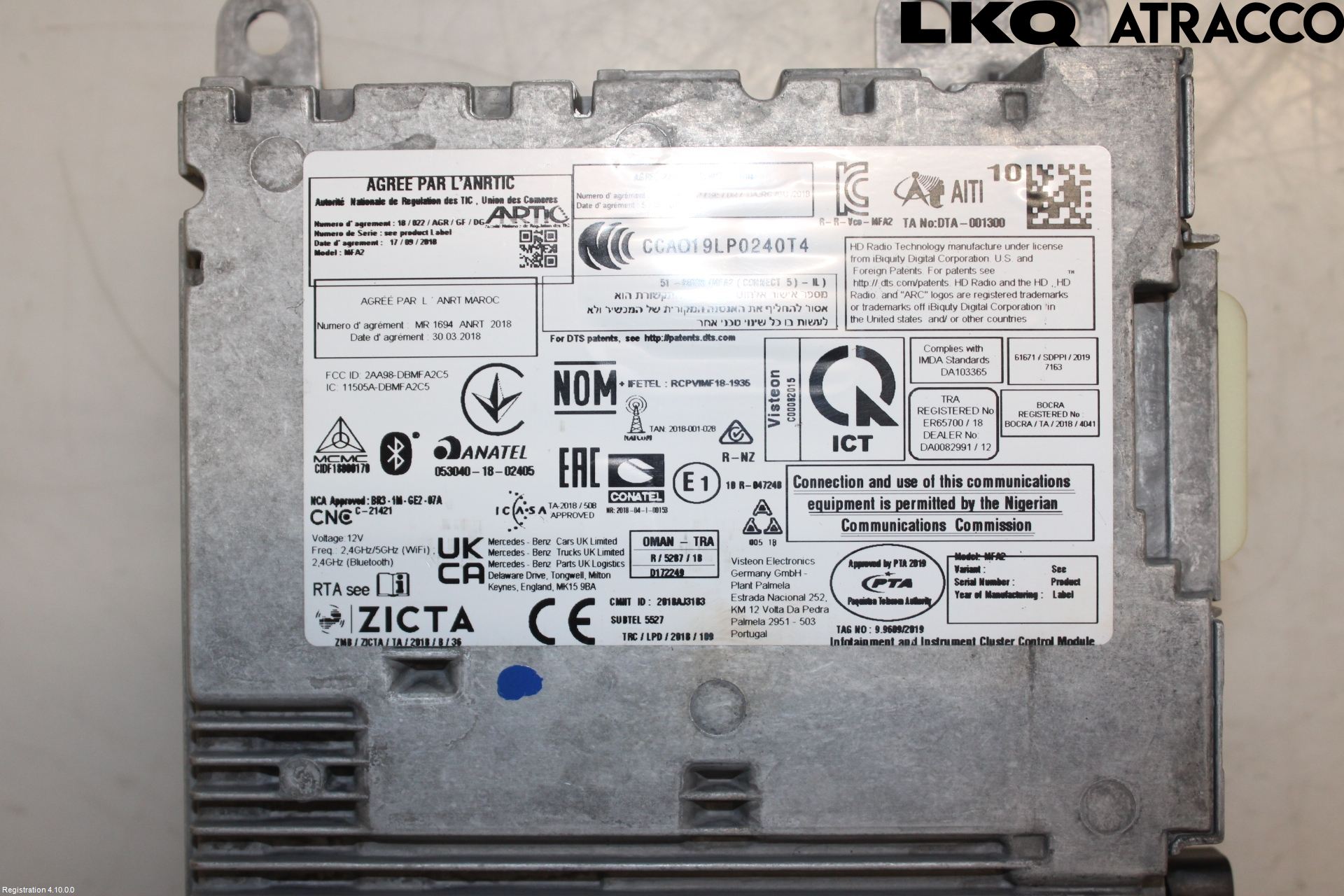 Mercedes-Benz MB SPRINTER (W907/W910) 19- Cd Radio - Multimediapanel