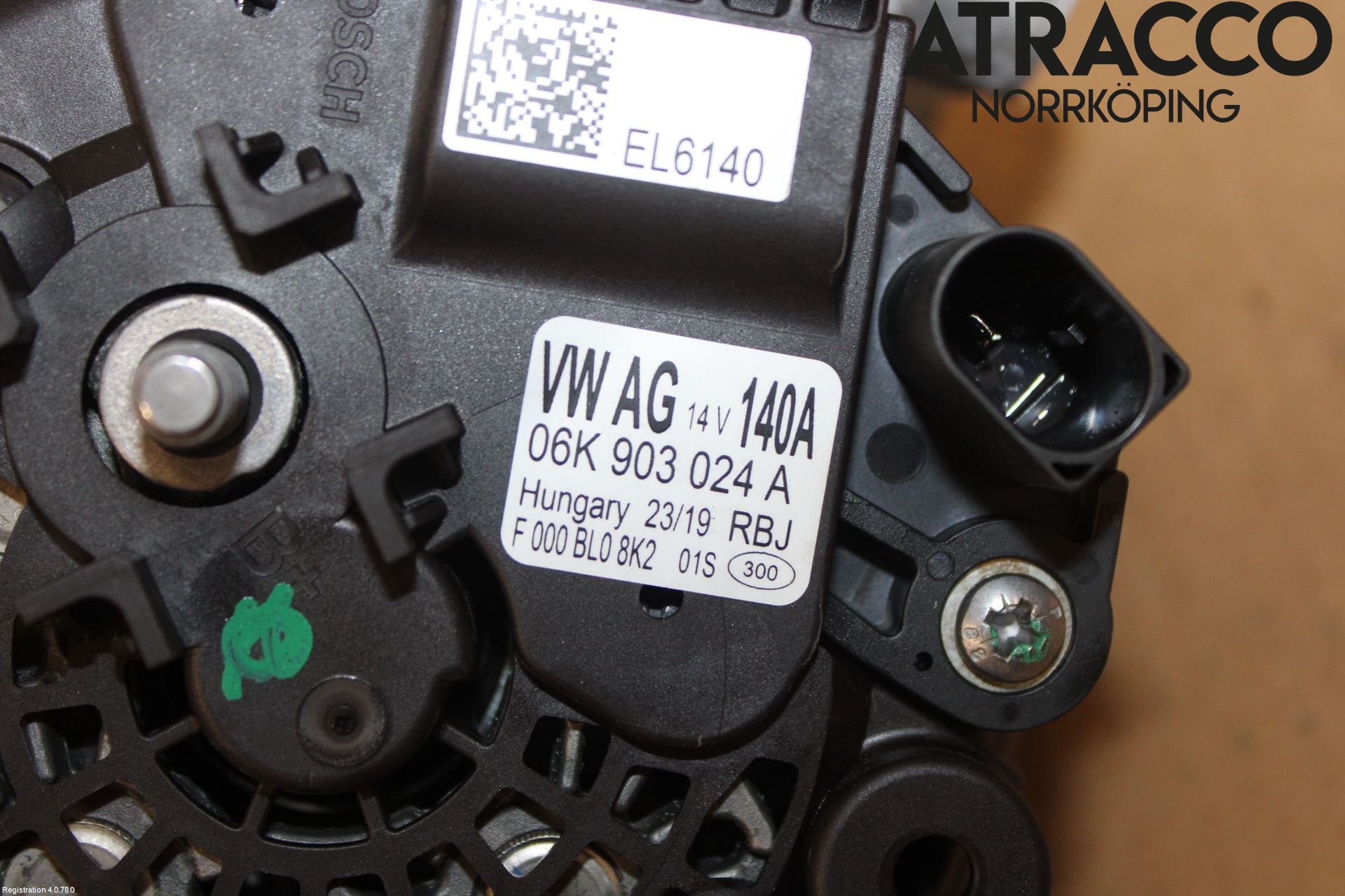 Volkswagen VW GOLF / E-GOLF VII 13-20 Generator