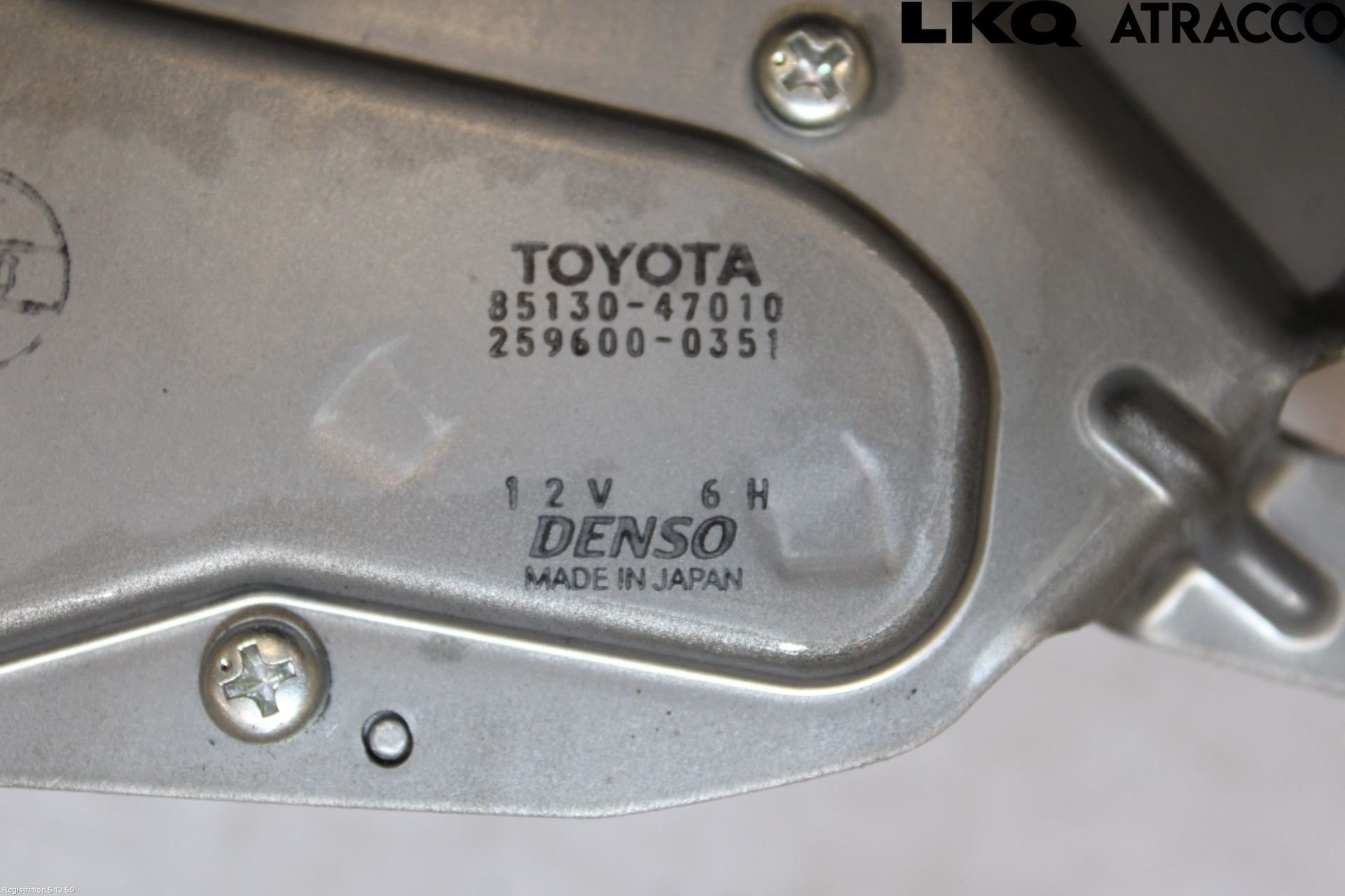 Toyota PRIUS NWH20 04-08 Torkarmotor Baklucka