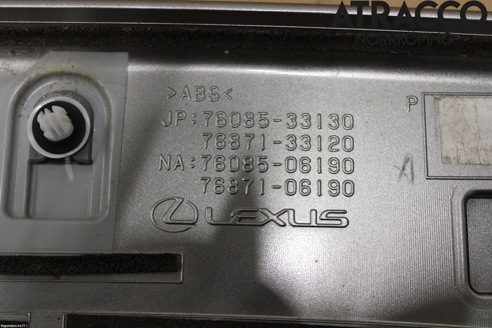 Lexus ES 250/300/330 Spoiler Baklucka