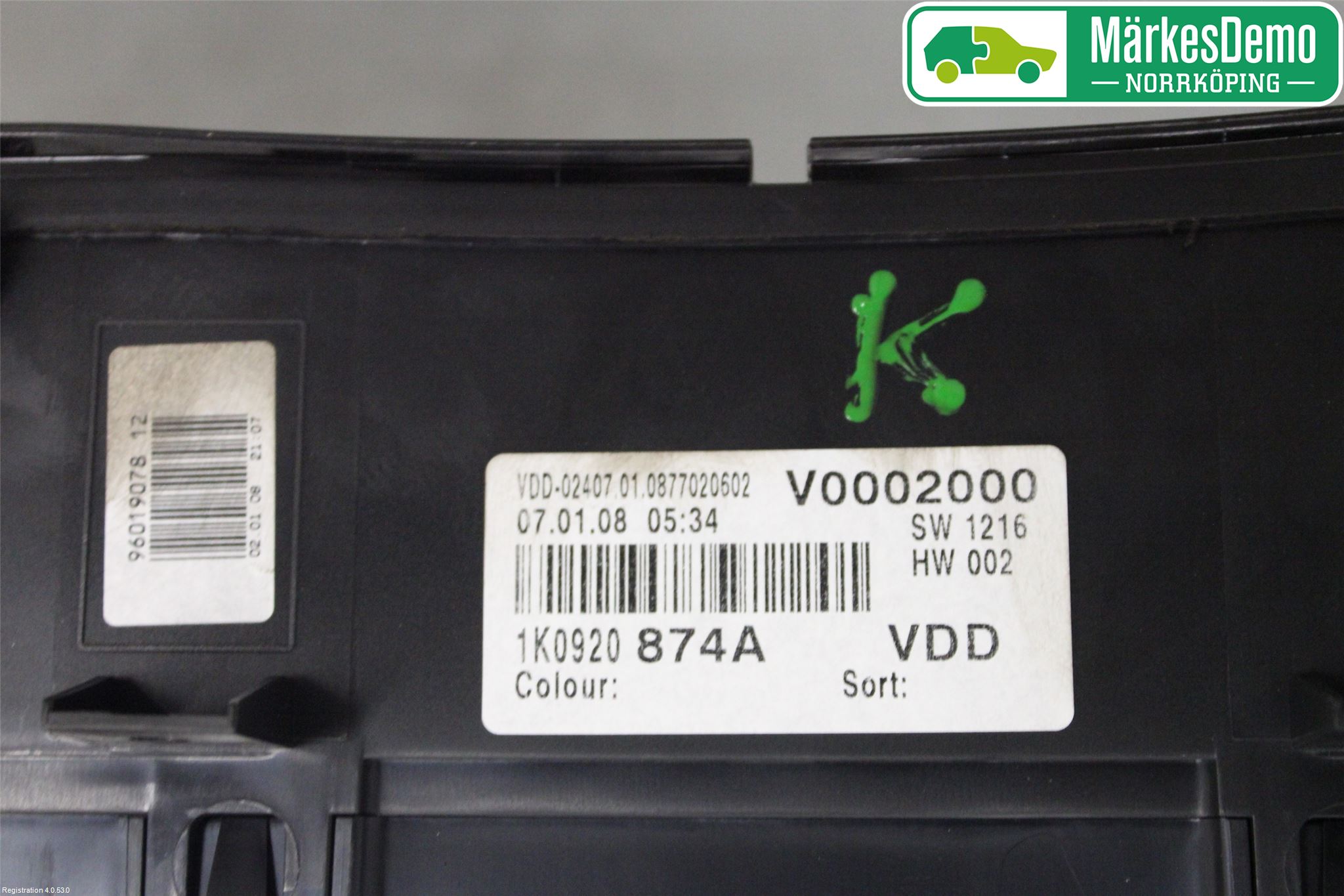 Volkswagen VW GOLF V 04-09 Instrument Komb