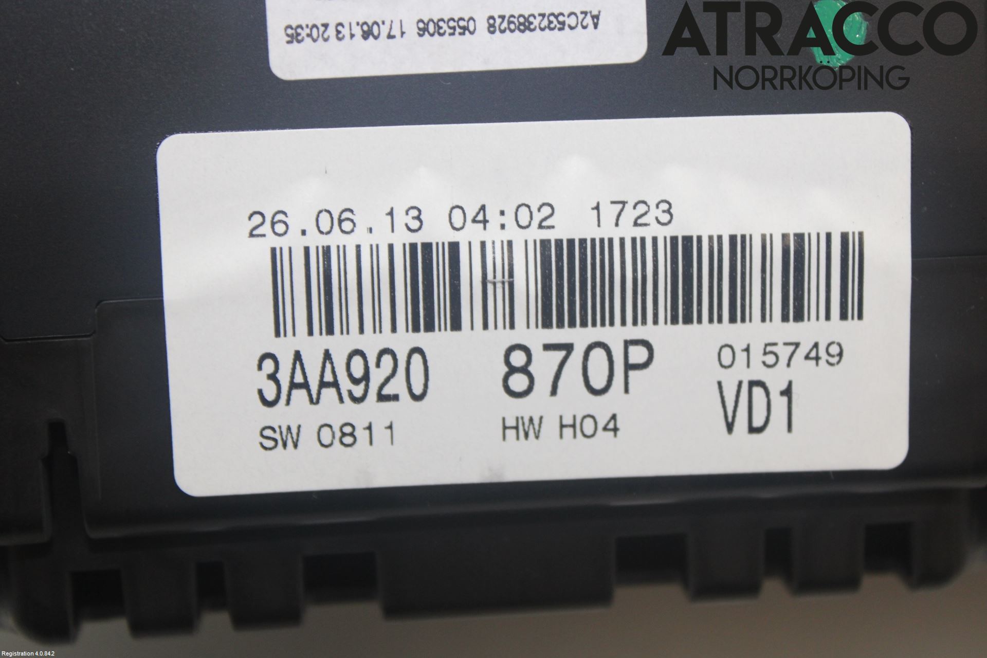 Volkswagen VW PASSAT 11-14 Instrument Komb
