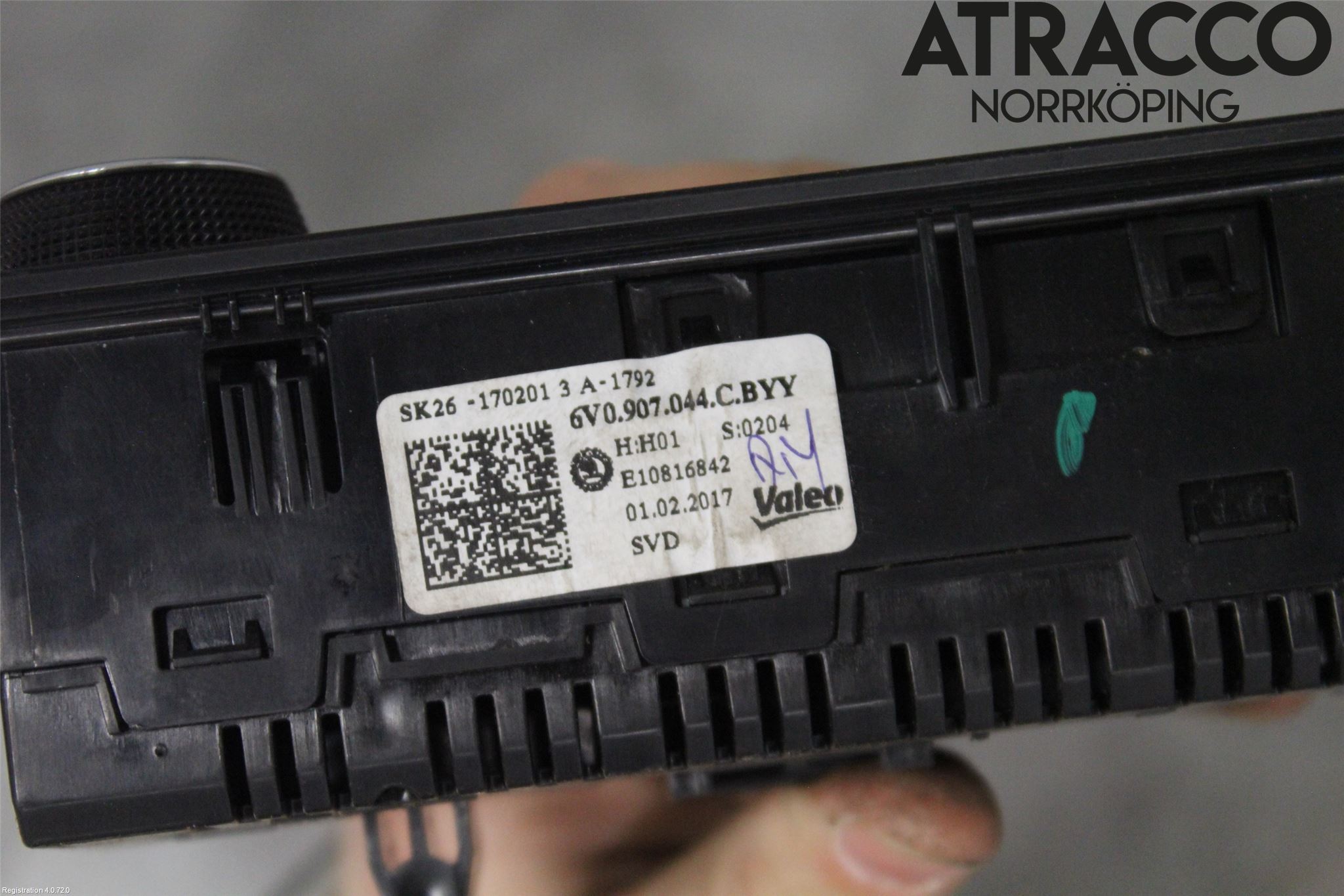 Skoda FABIA 15-21 Värmereglage