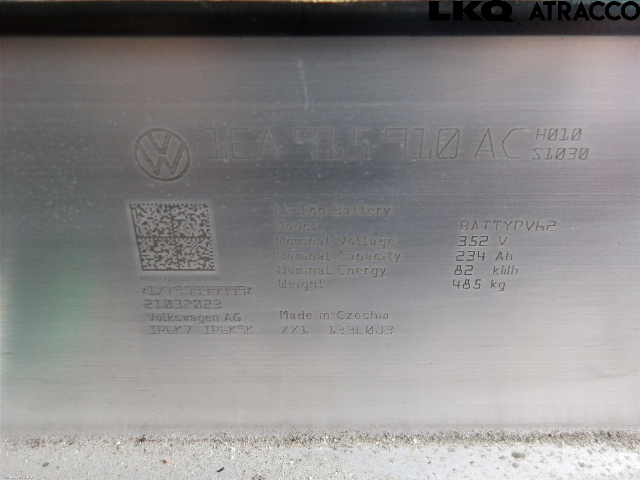 Volkswagen VW ID.5 22- Batteri Högspänning