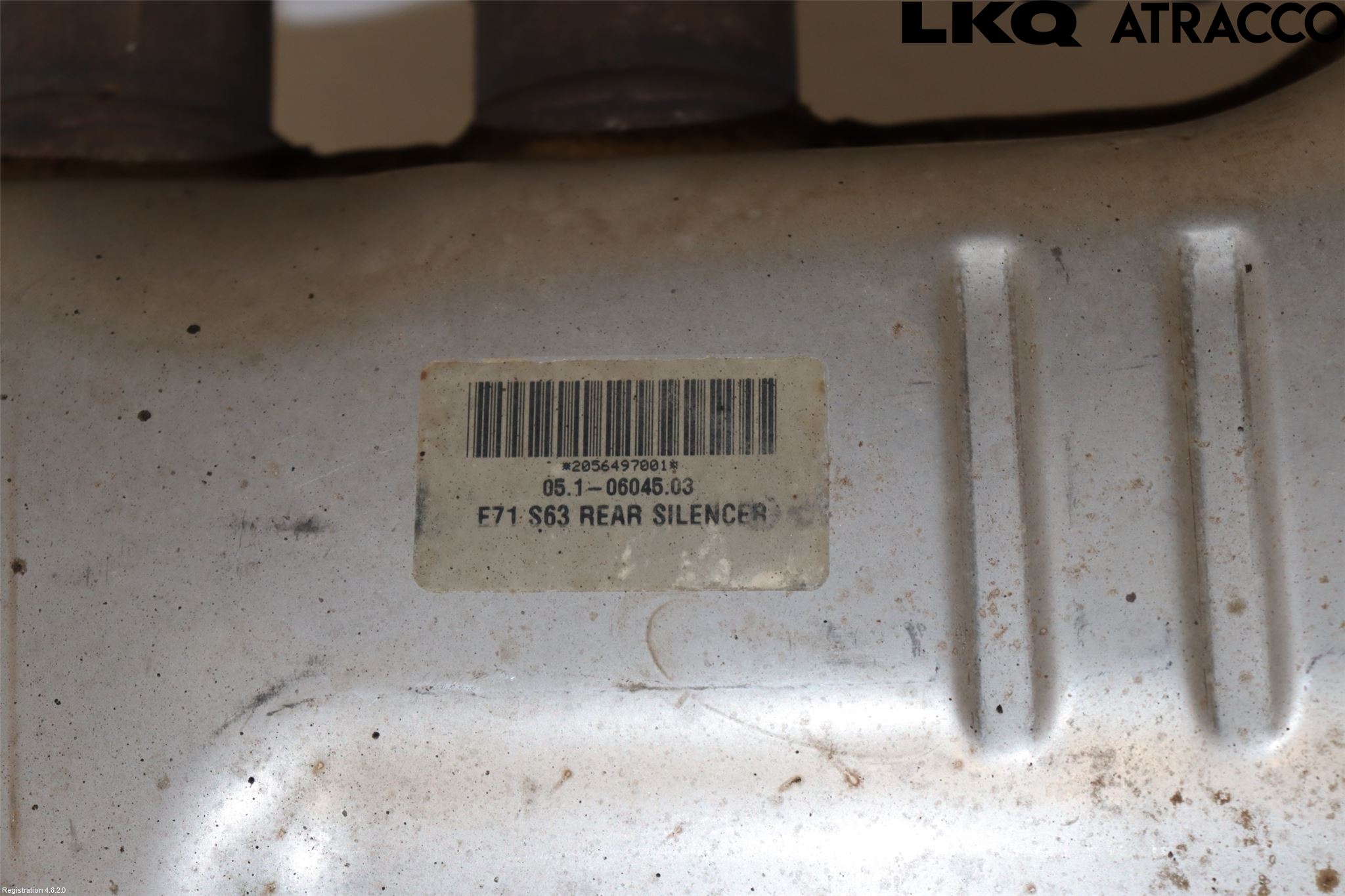 BMW X6 E71/E72   08-14 Avgas Bakre Dämpare