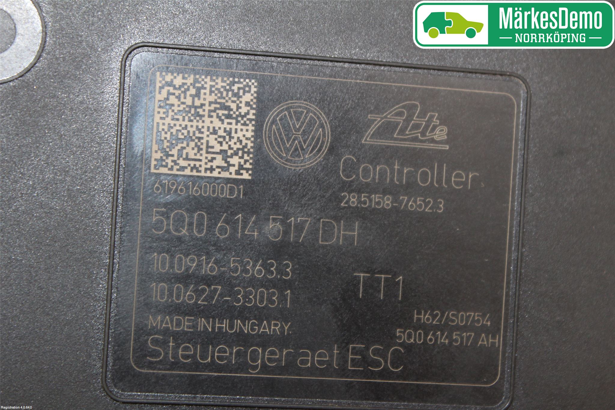 Volkswagen VW PASSAT 15-19 Abs Hydraulaggregat