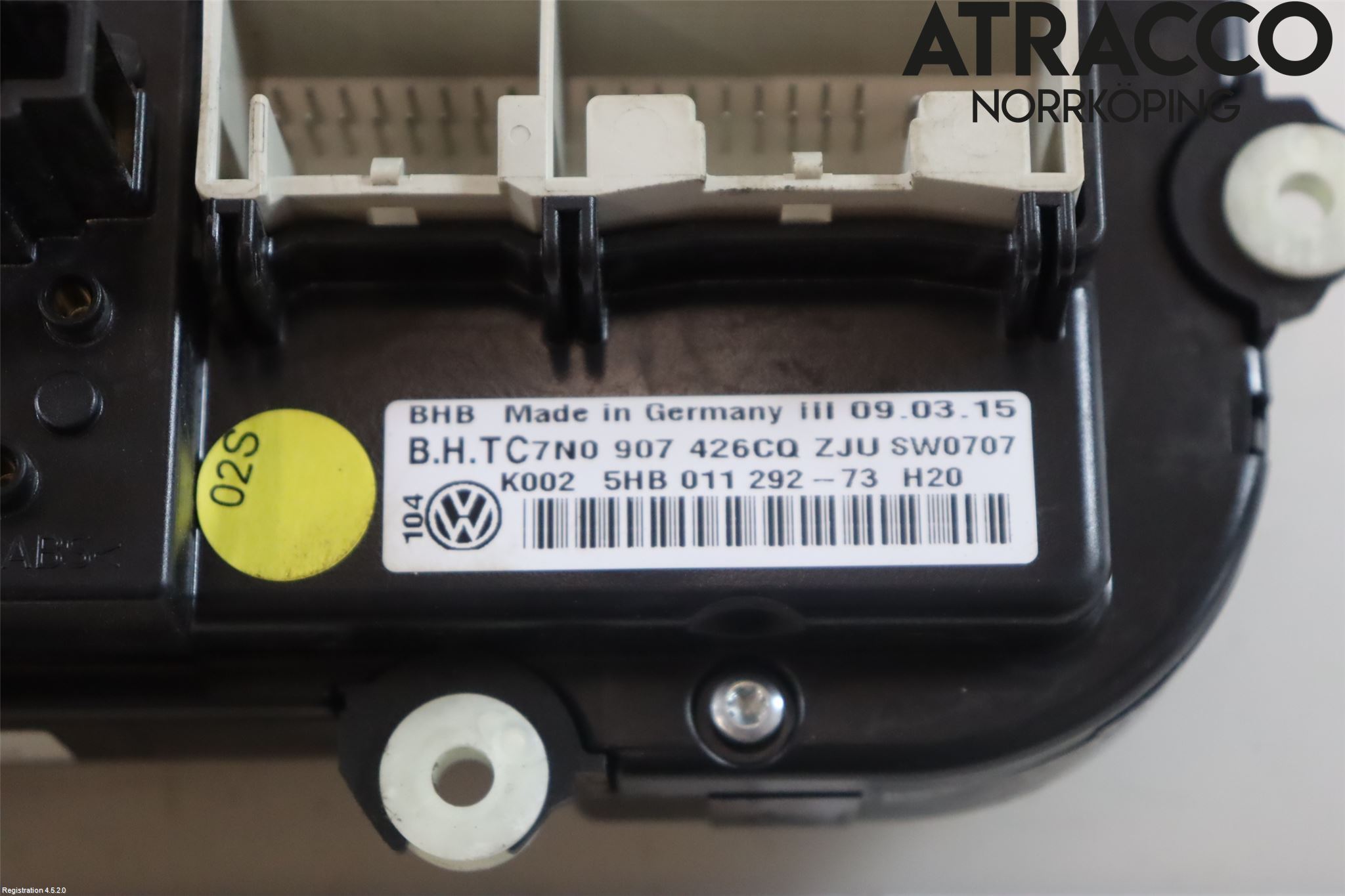 Volkswagen VW CADDY 11-15 Värmereglage