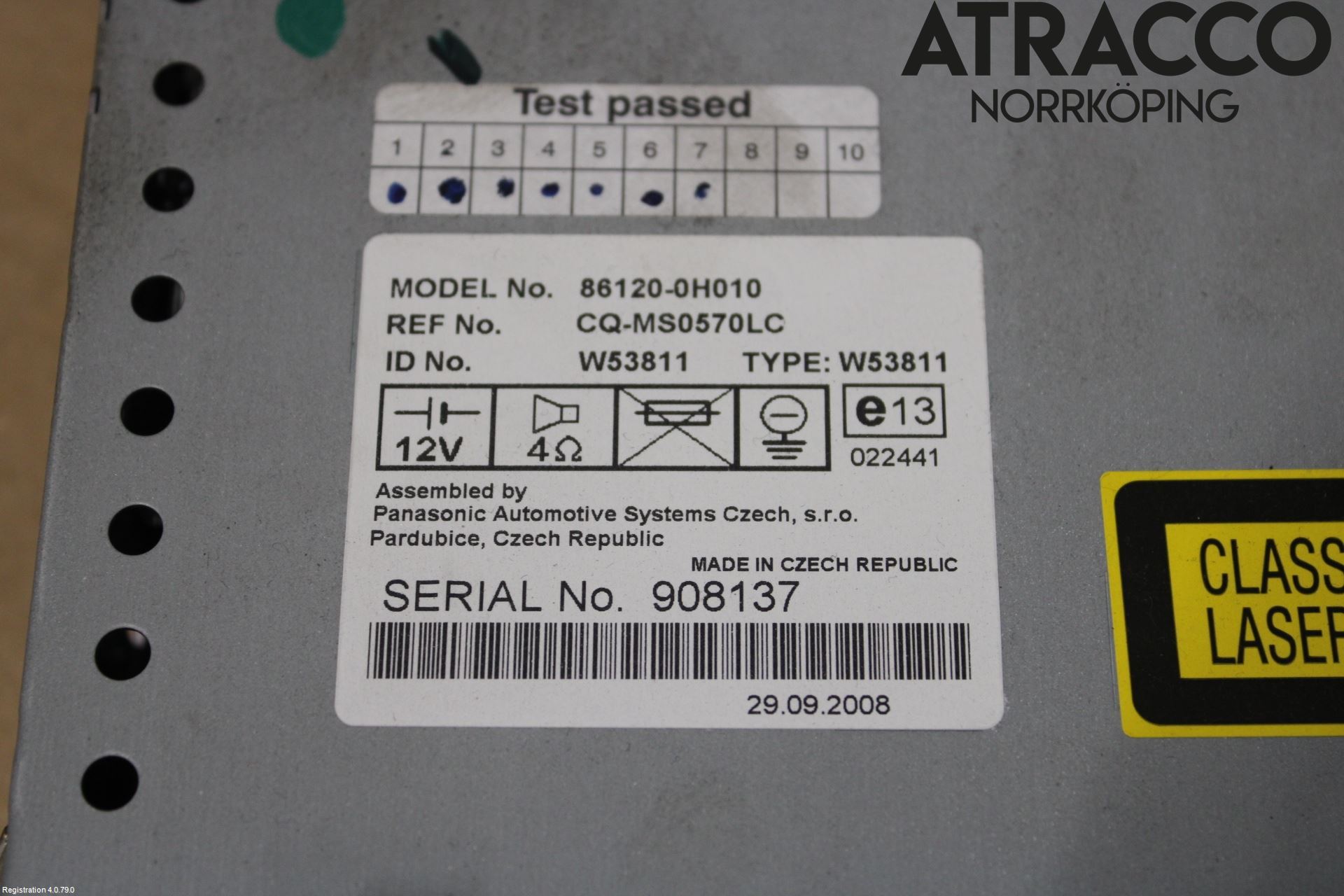 Toyota AYGO 06-14 Cd Radio - Multimediapanel