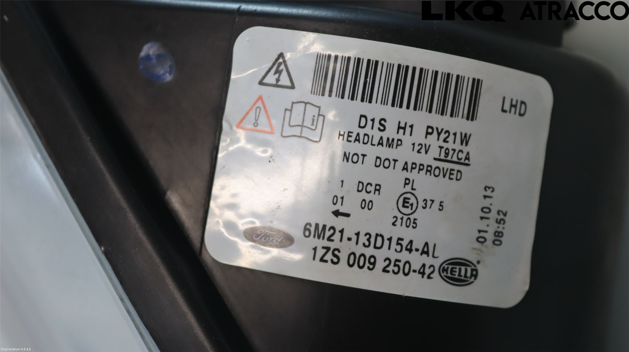 Ford S-MAX 06-15 Strålkastare Höger