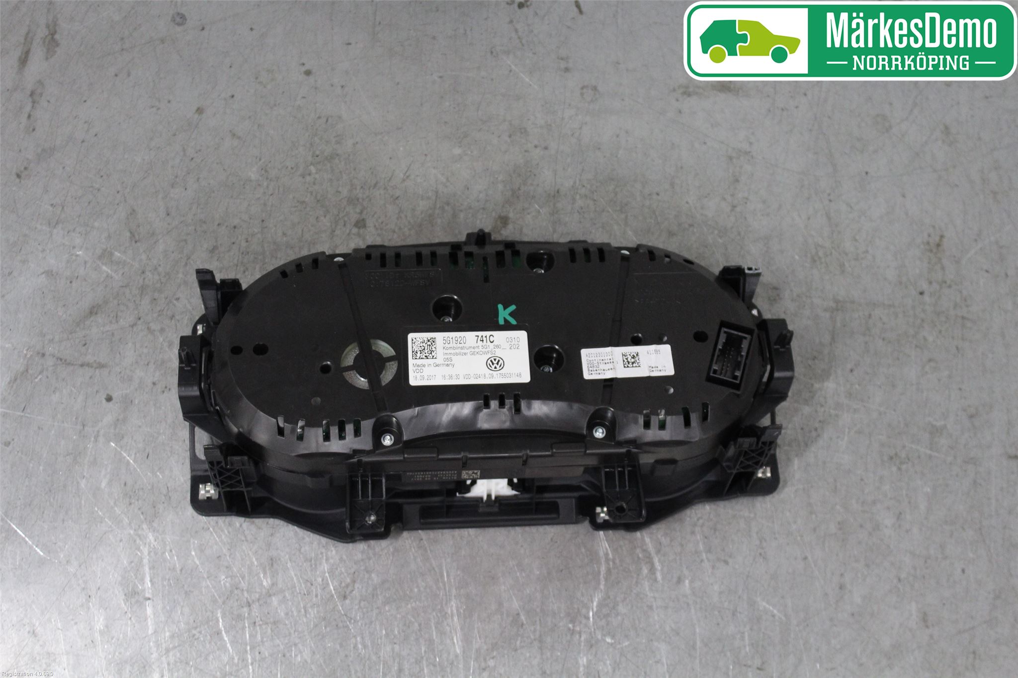 Volkswagen VW GOLF / E-GOLF VII 13-20 Instrument Komb
