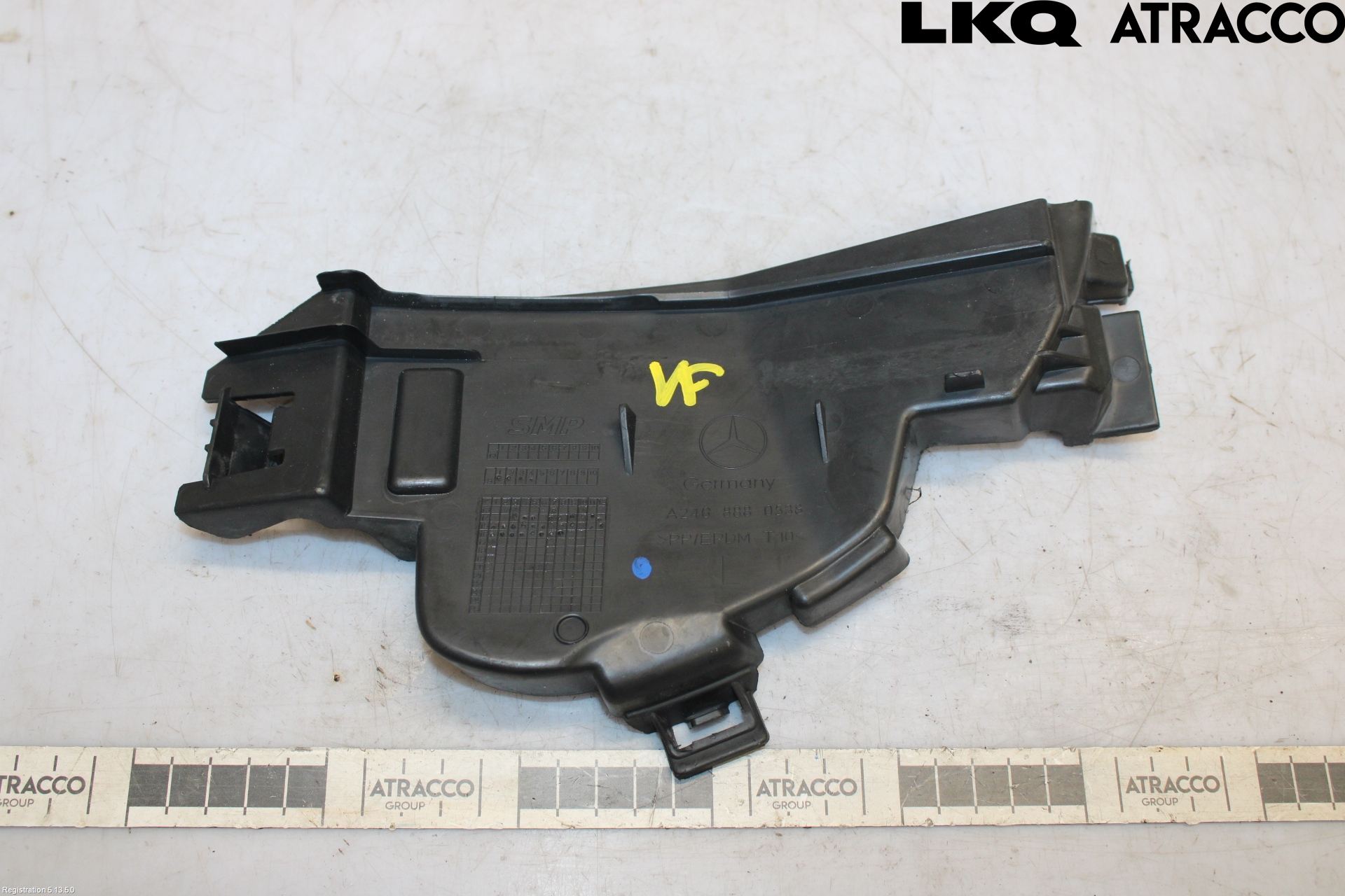 Mercedes-Benz MB B-KLASS (W246/W242) 12-19 Deflektor Plåt-Plast Kylning