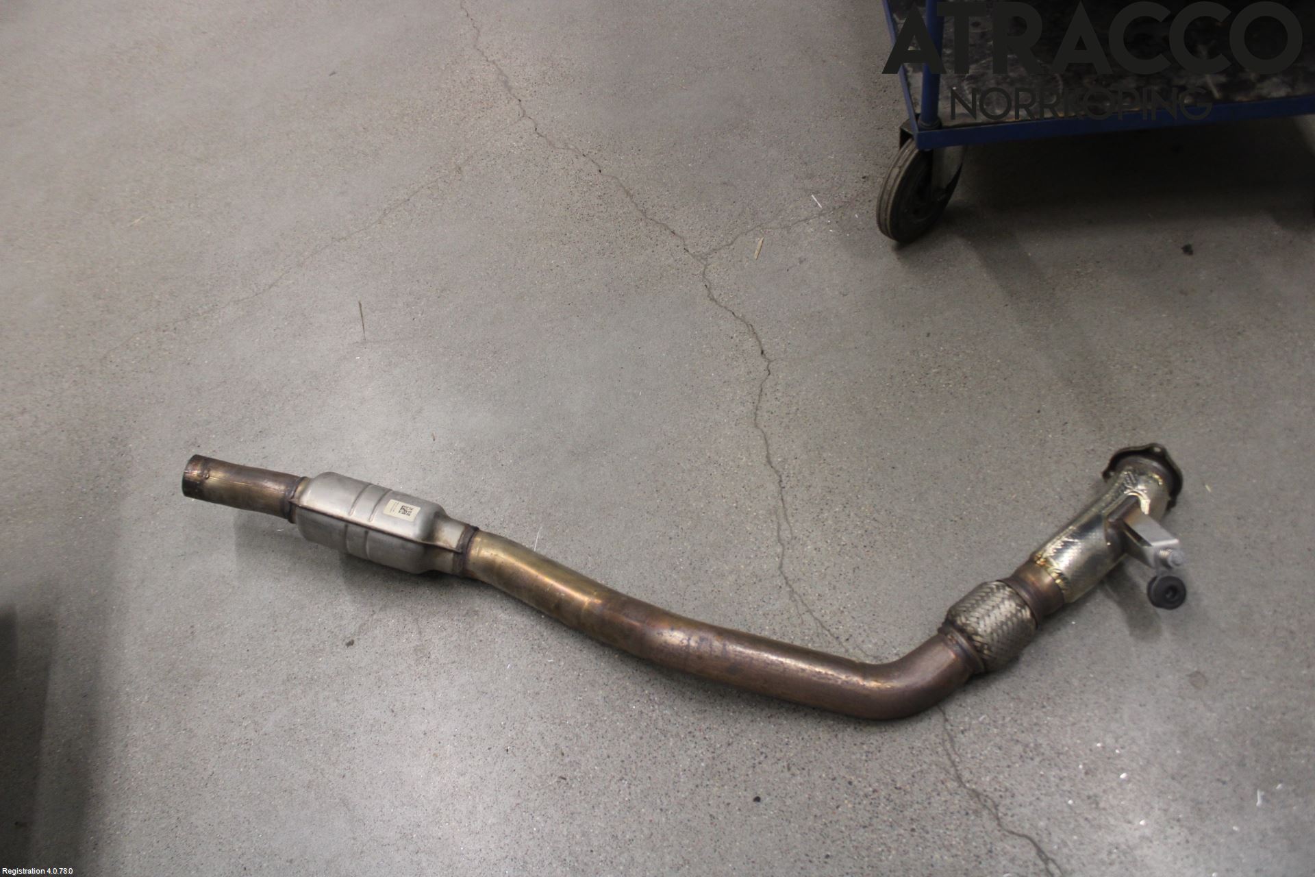 Audi A5 17- Avgas Främre Rör