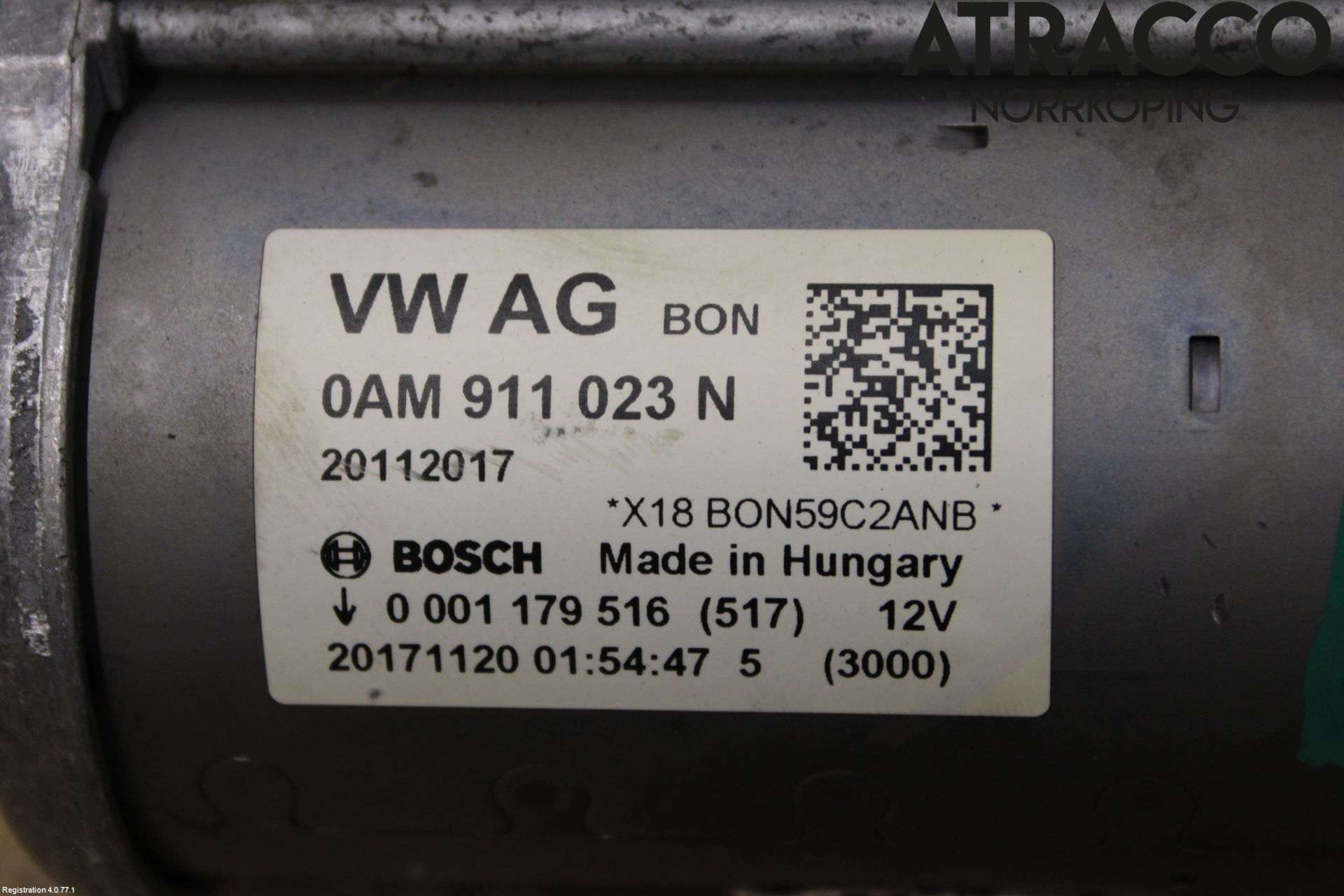 Volkswagen VW GOLF / E-GOLF VII 13-20 Startmotor