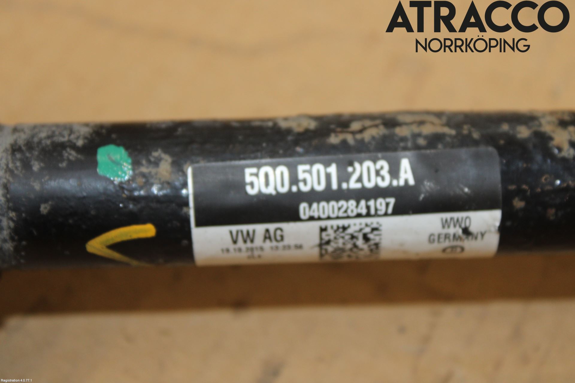 Volkswagen VW GOLF / E-GOLF VII 13-20 Drivaxel Bak Vänster