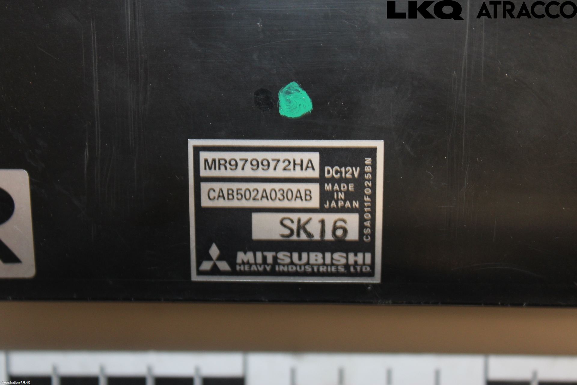 Mitsubishi OUTLANDER 01-07 Värmereglage