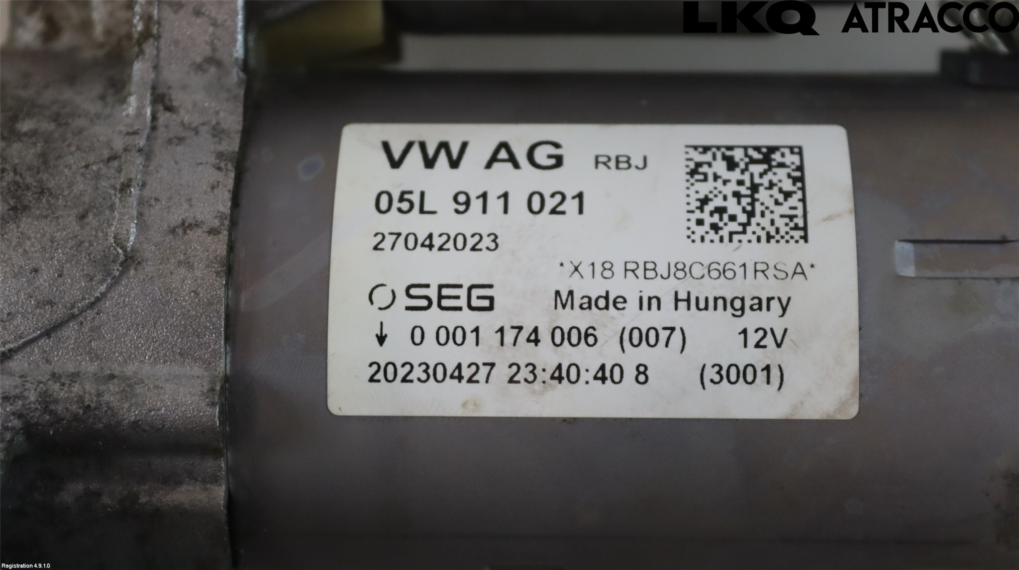 Audi Q5/SQ5 17- Startmotor Diesel