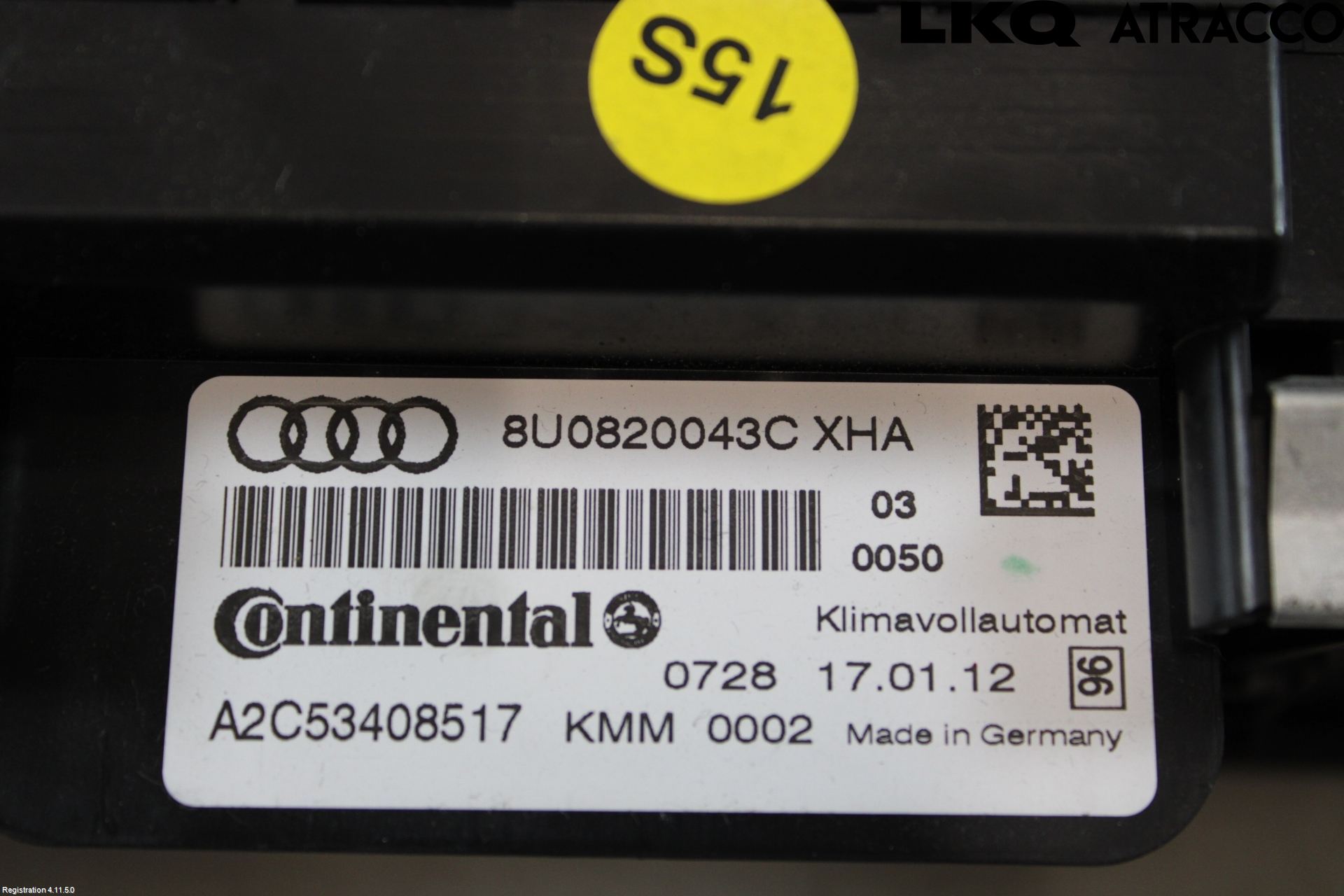 Audi Q3 8U 12-18 Värmereglage