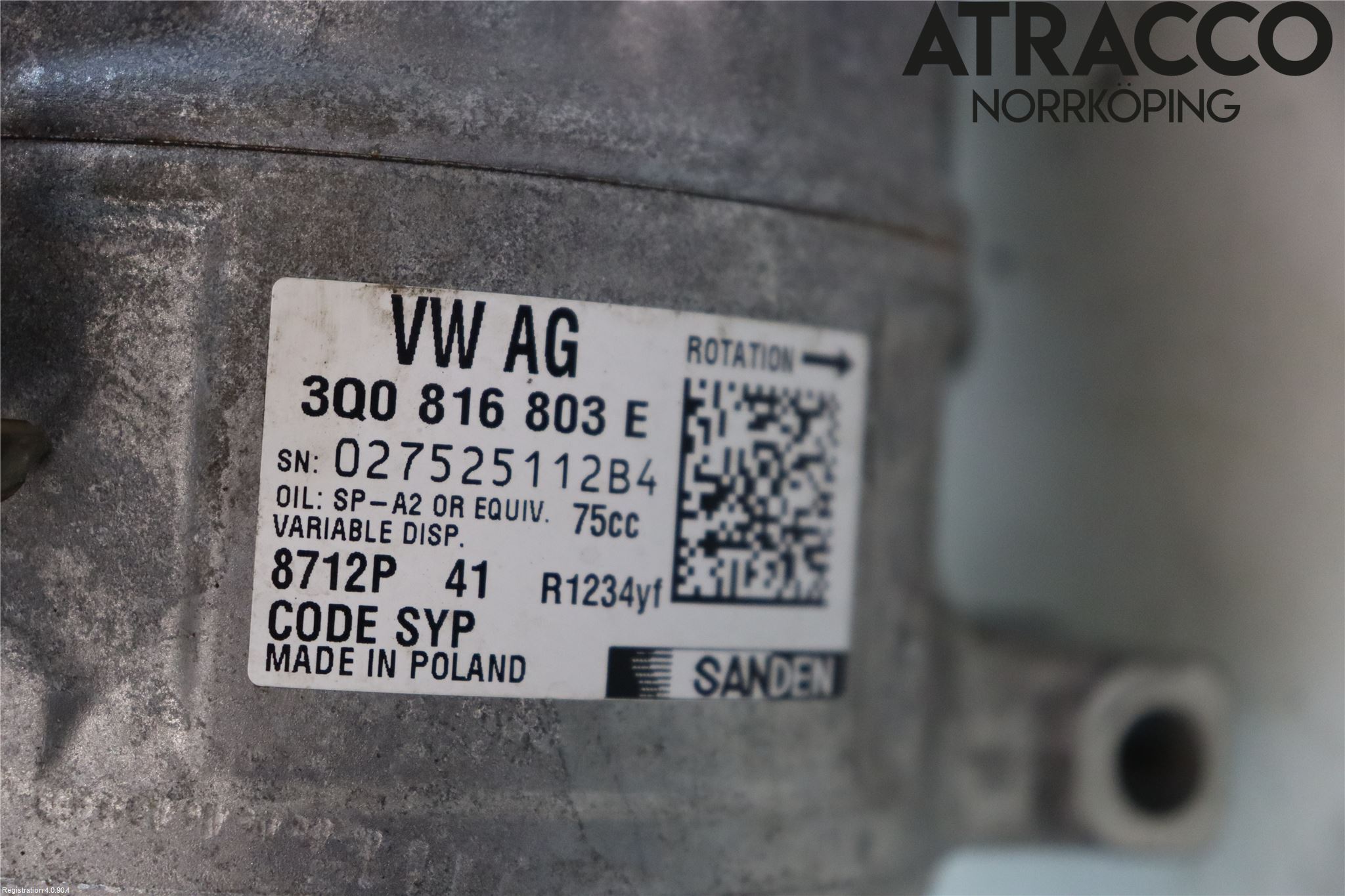 Seat ARONA Ac Kompressor